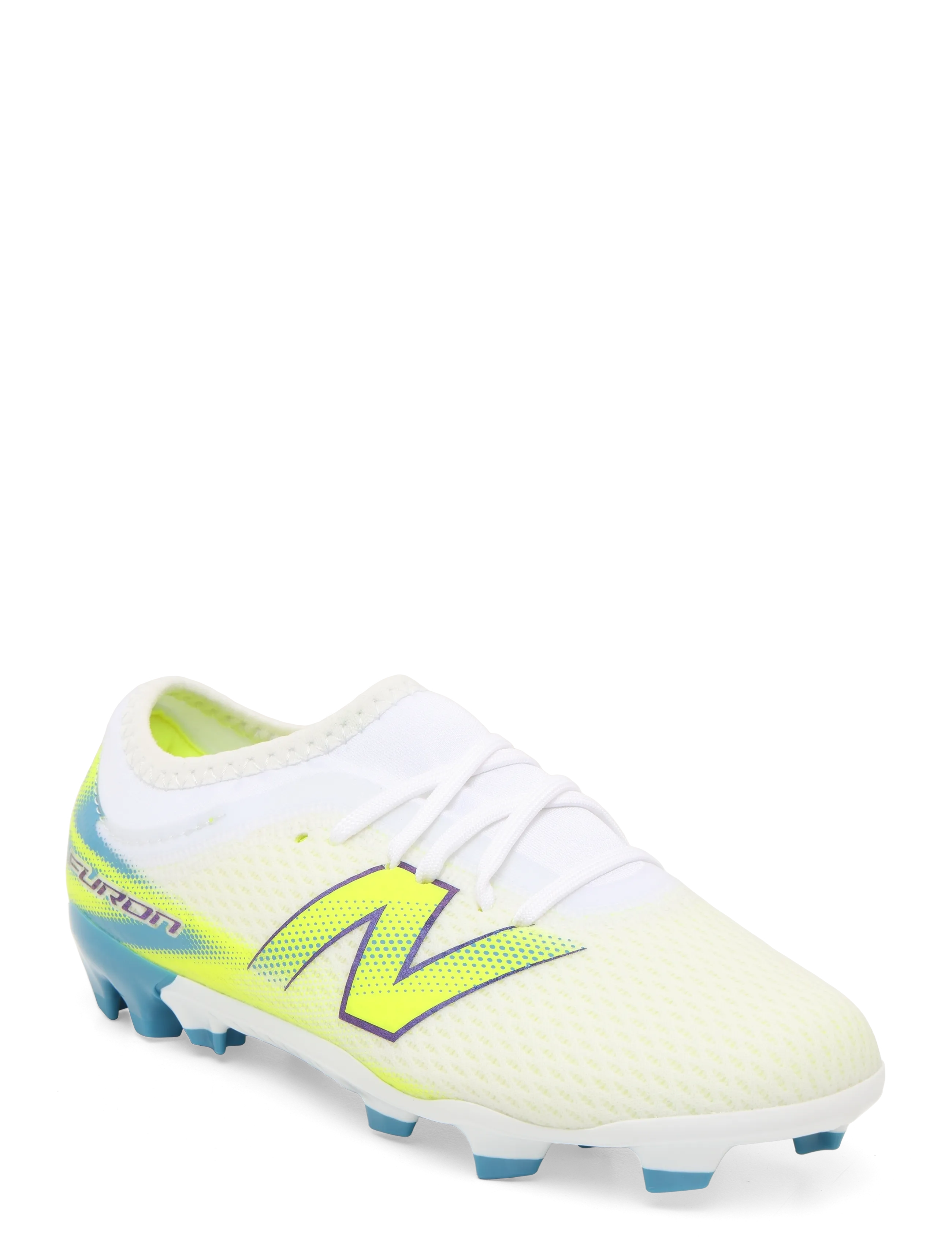 New Balance - Furon v9 Team Junior FG - fodboldstøvler - white - 1