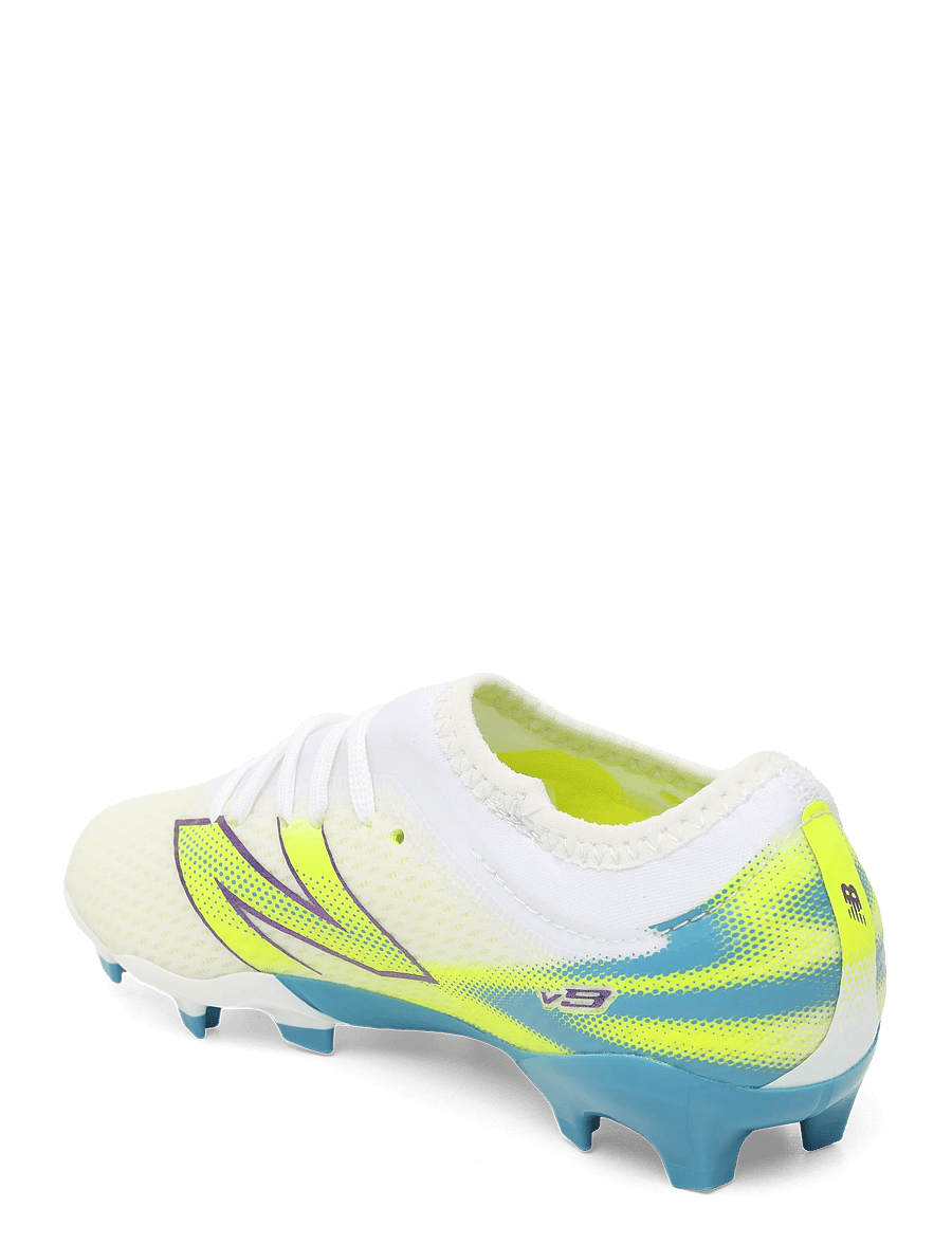 New Balance - Furon v9 Team Junior FG - fodboldstøvler - white - 2