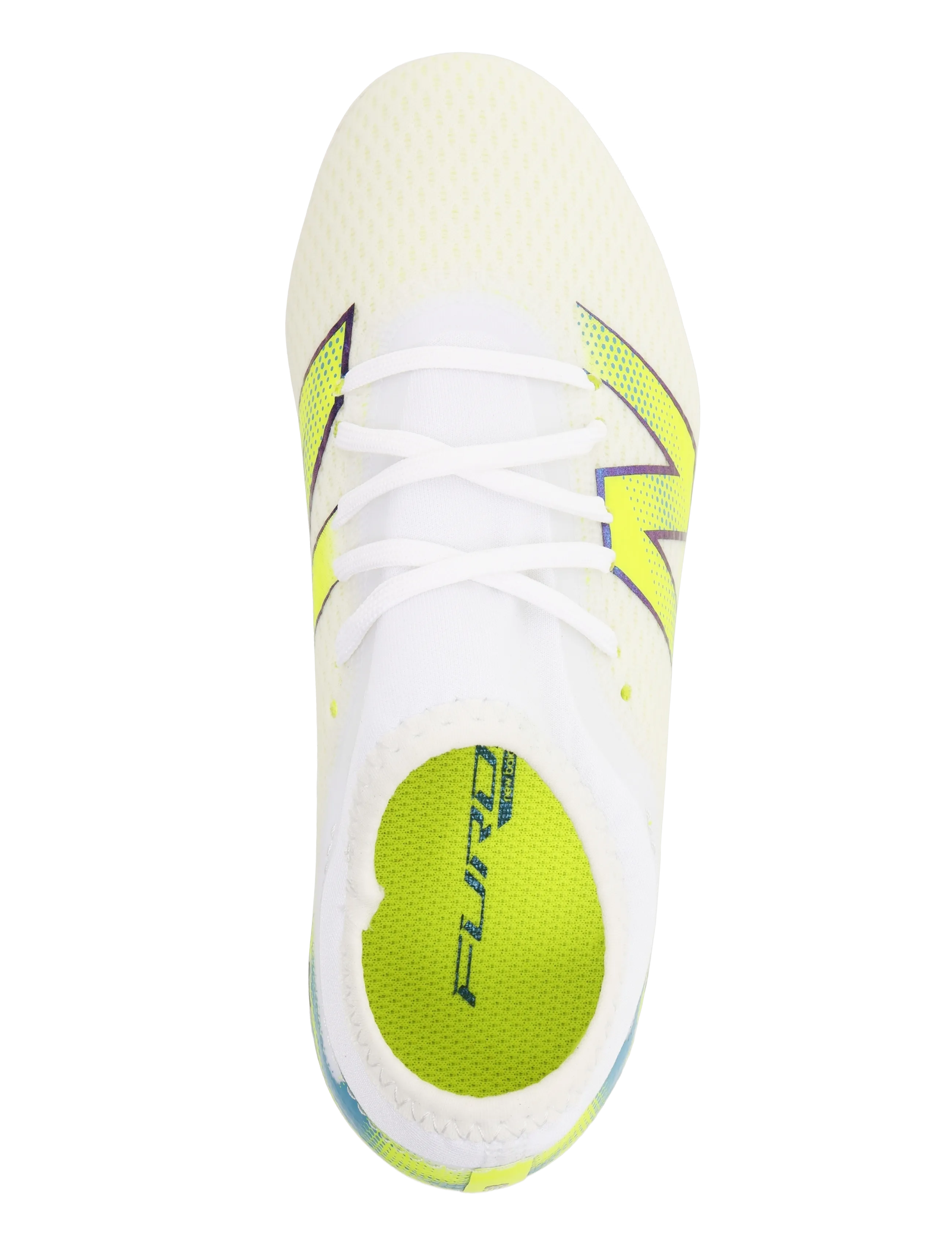 New Balance - Furon v9 Team Junior FG - fodboldstøvler - white - 3