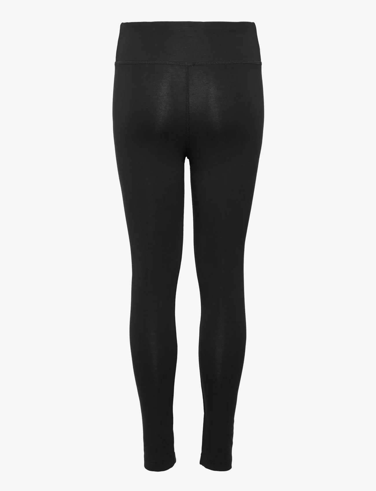 New Balance - Essentials Stacked Logo Cotton Legging - sports bottoms - black - 1