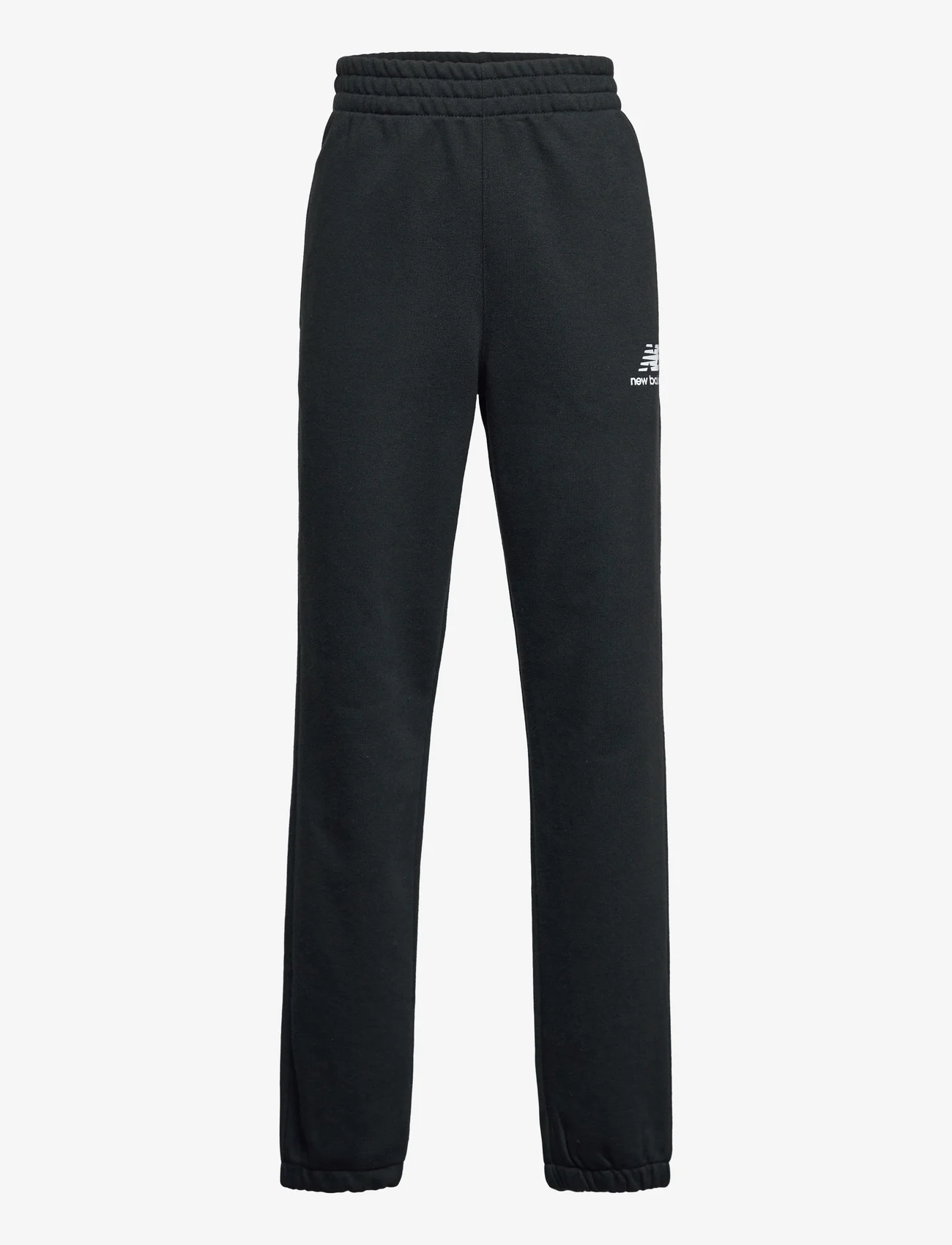 New Balance - Essentials Stacked Logo French Terry Sweatpant - collegehousut - black - 0