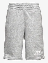 New Balance - Essentials Stacked Logo French Terry Short - sweat shorts - athletic grey - 0