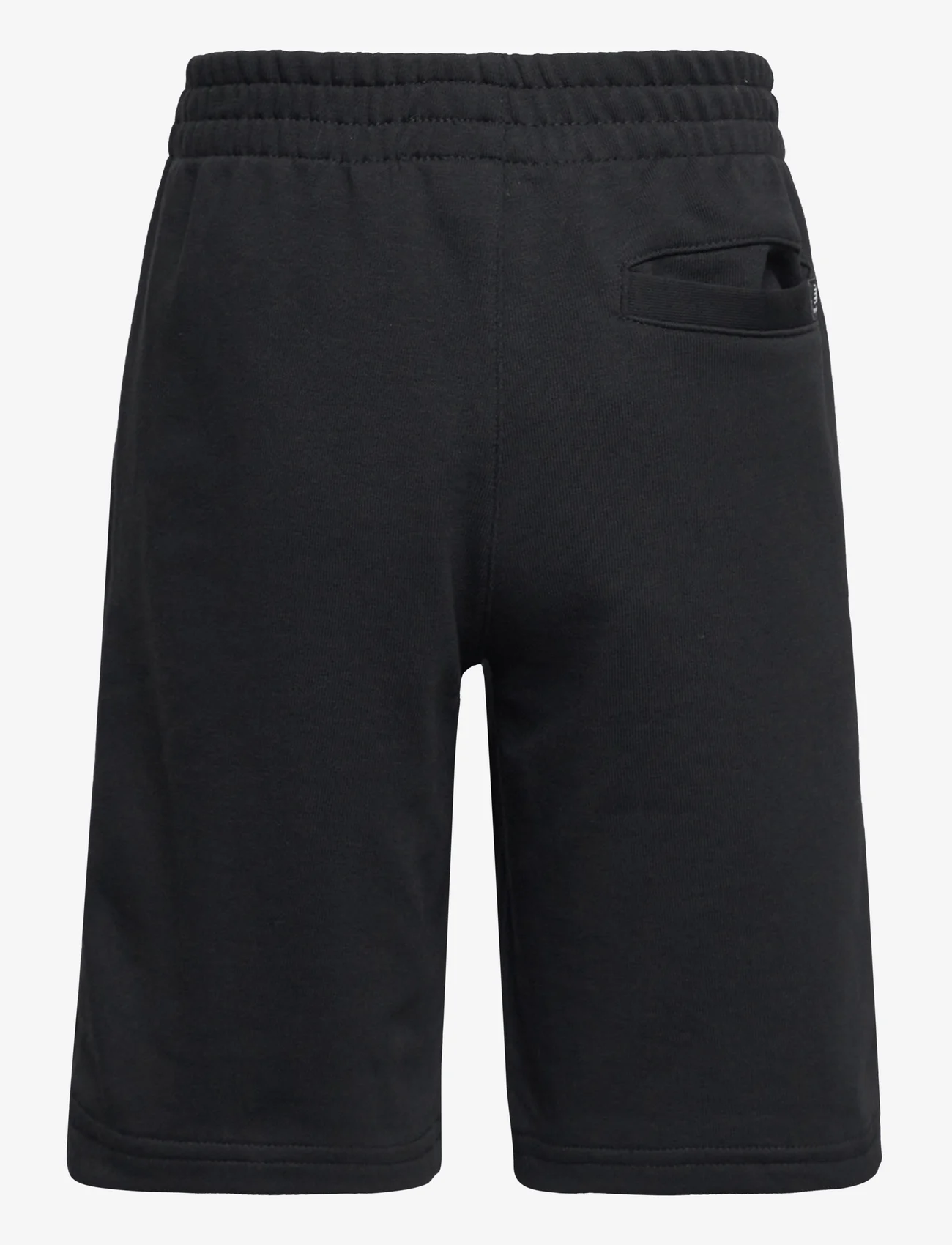 New Balance - Essentials Stacked Logo French Terry Short - treniņtērpa šorti - black - 1
