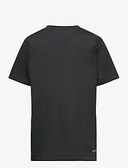 New Balance - Graphic Heathertech Tee - kortærmede t-shirts - black/yellow - 1