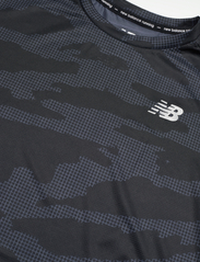 New Balance - Printed Accelerate Short Sleeve T-Shirt - sportinės palaidinukės - black multi - 2