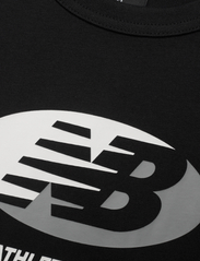 New Balance - Essentials Reimagined Graphic Cotton Jersey Short Sleeve T-shirt - marškinėliai trumpomis rankovėmis - black - 2