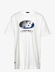 New Balance - Essentials Reimagined Graphic Cotton Jersey Short Sleeve T-shirt - kurzärmelig - white - 0