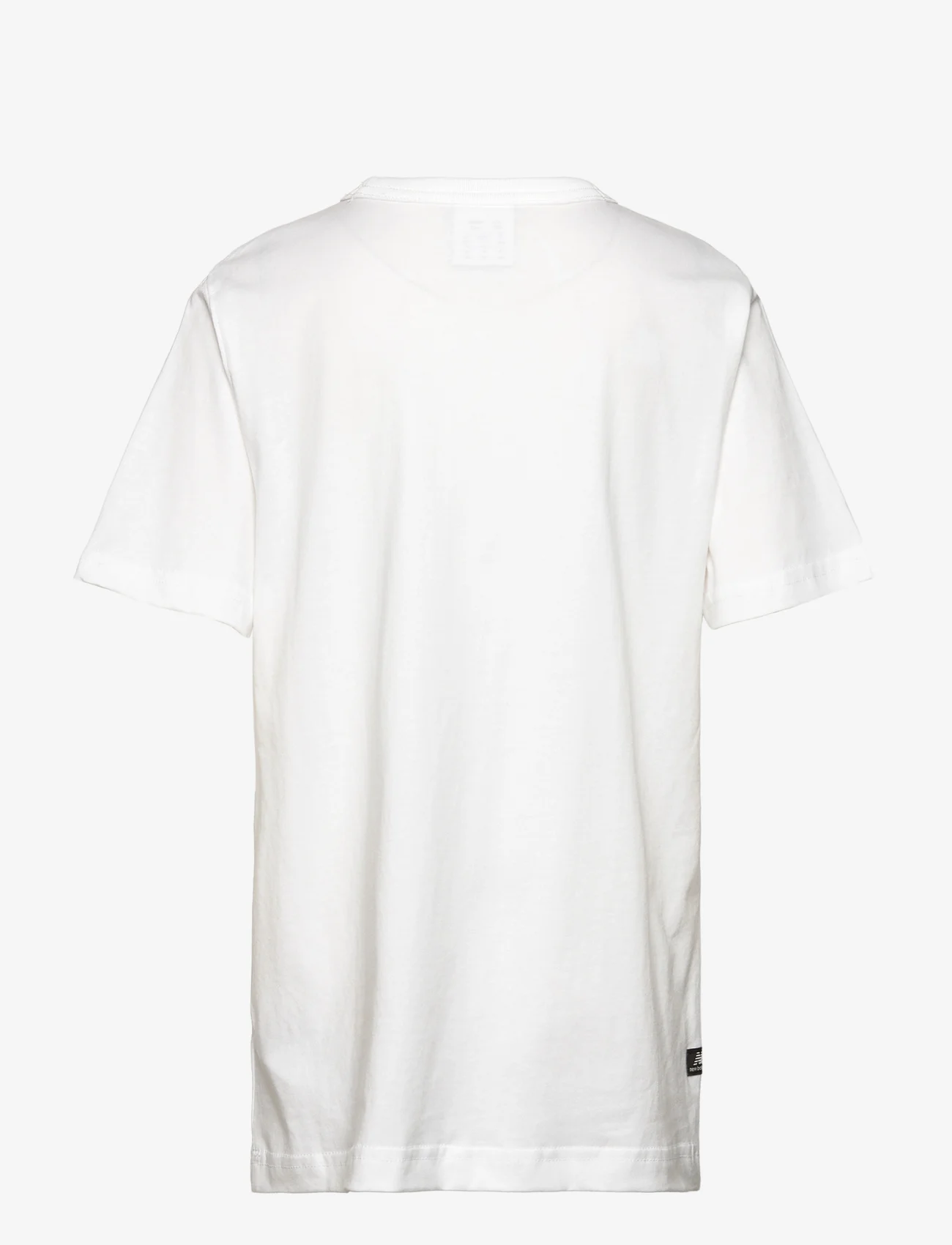 New Balance - Essentials Reimagined Graphic Cotton Jersey Short Sleeve T-shirt - lyhythihaiset - white - 1