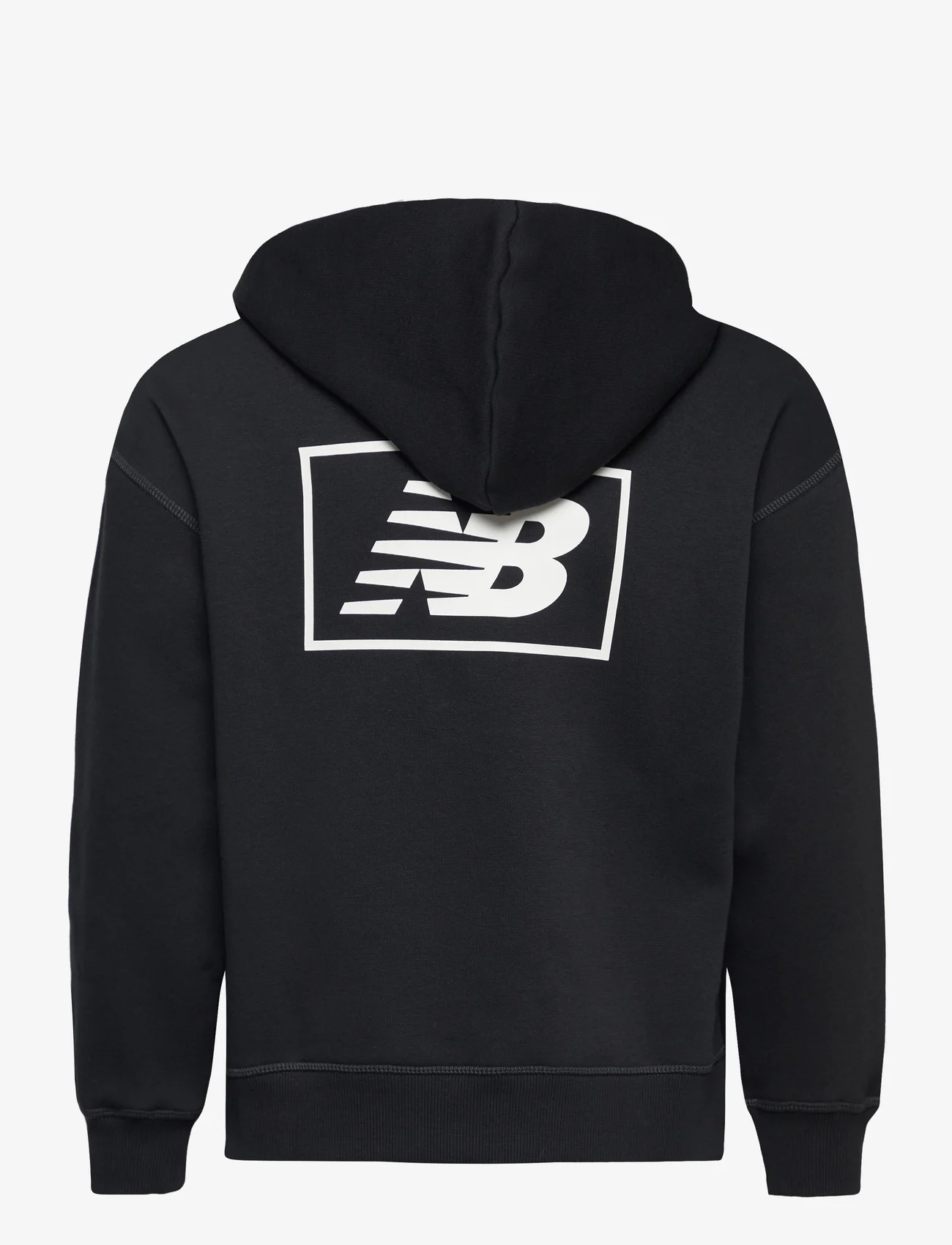 New Balance - NB Essentials Graphic BB Fleece Hoodie - hoodies - black - 1