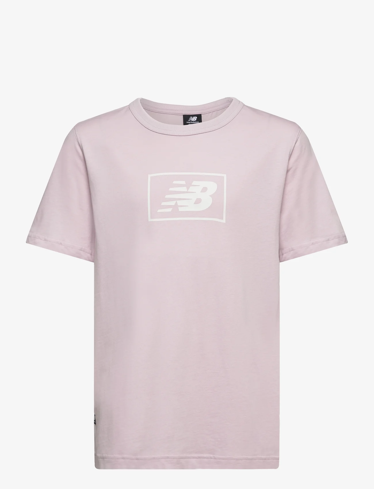 New Balance - NB Essentials Logo Tee - kortærmede t-shirts - december sky - 0