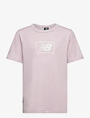 New Balance - NB Essentials Logo Tee - kortærmede t-shirts - december sky - 0