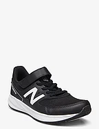 New Balance 570 v3 Kids Bungee Lace with Hook & Loop Top Strap - BLACK