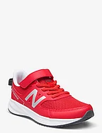 New Balance 570 v3 Kids Bungee Lace with Hook & Loop Top Strap - TRUE RED