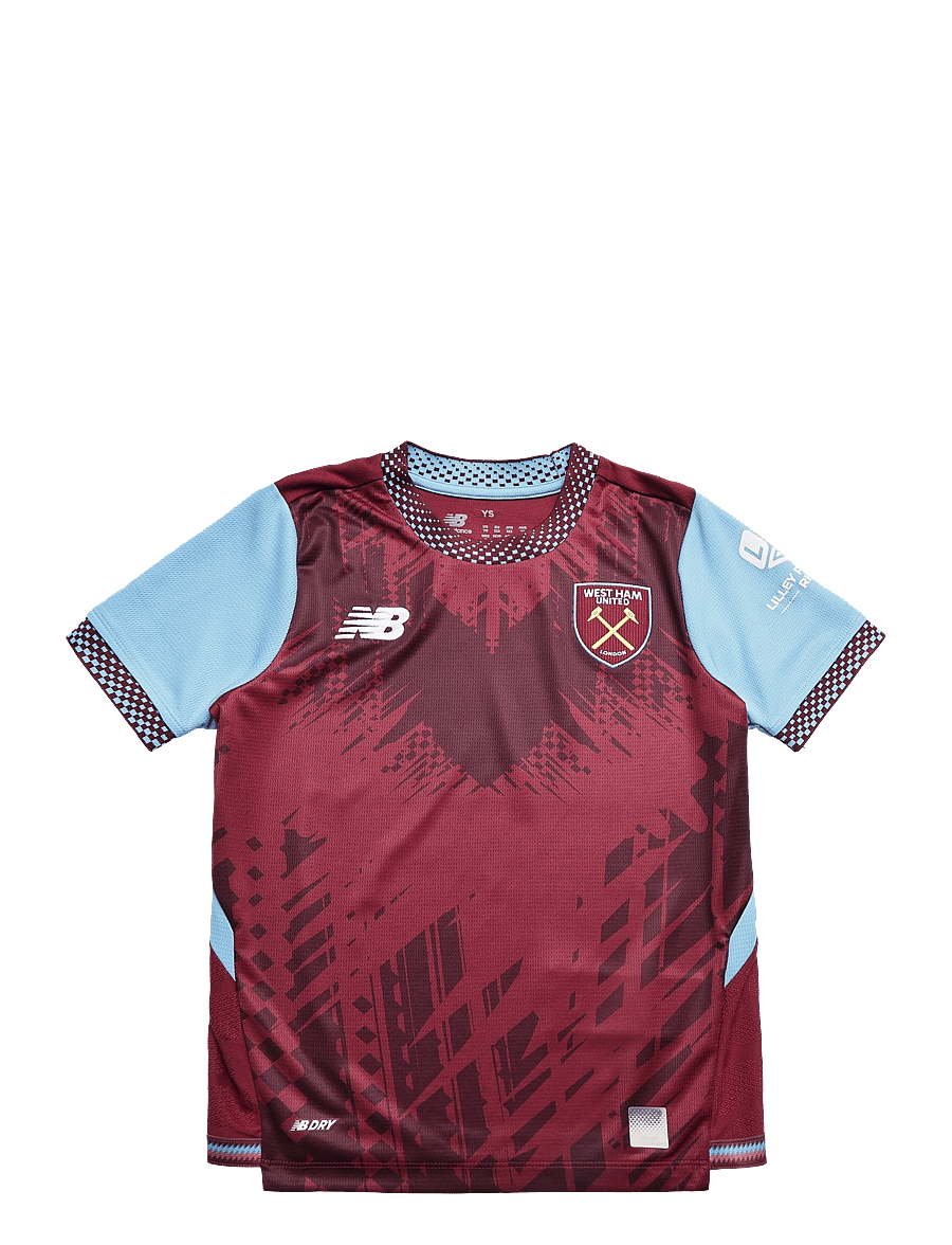 New Balance - West Ham United 26/27 Home Youth Short Sleeve Jersey - sporttoppar - home - 0