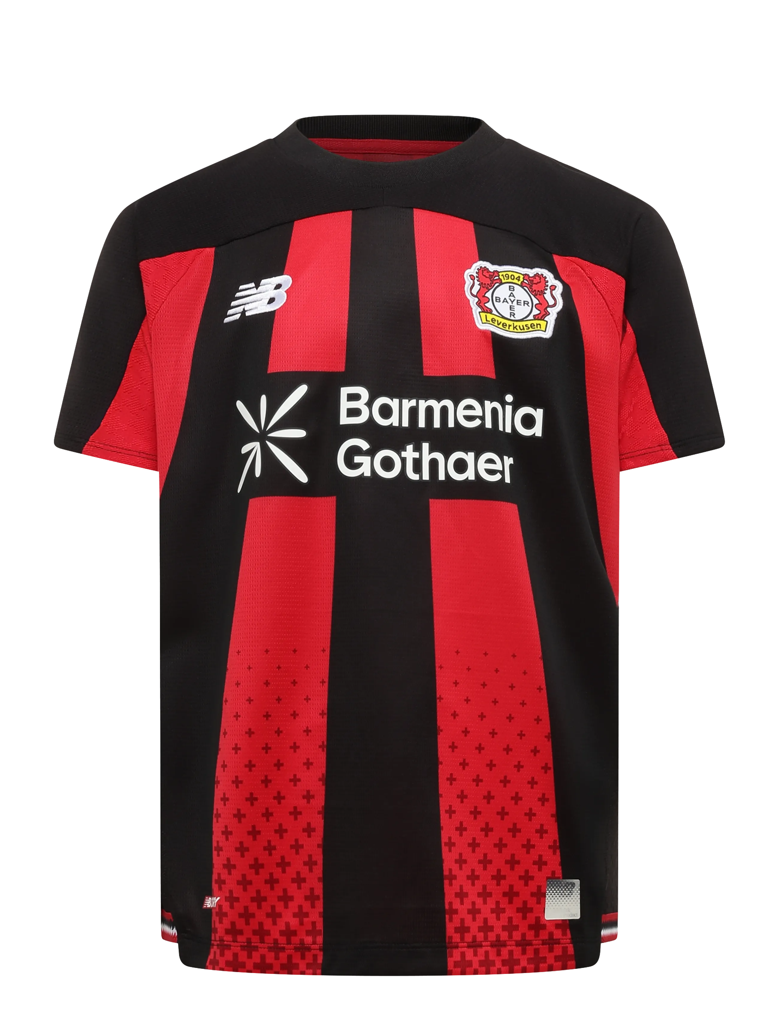 New Balance Bayer 04 Leverkusen 26/27 Home Youth Short Sleeve Jersey - T-särgid - HOME / black