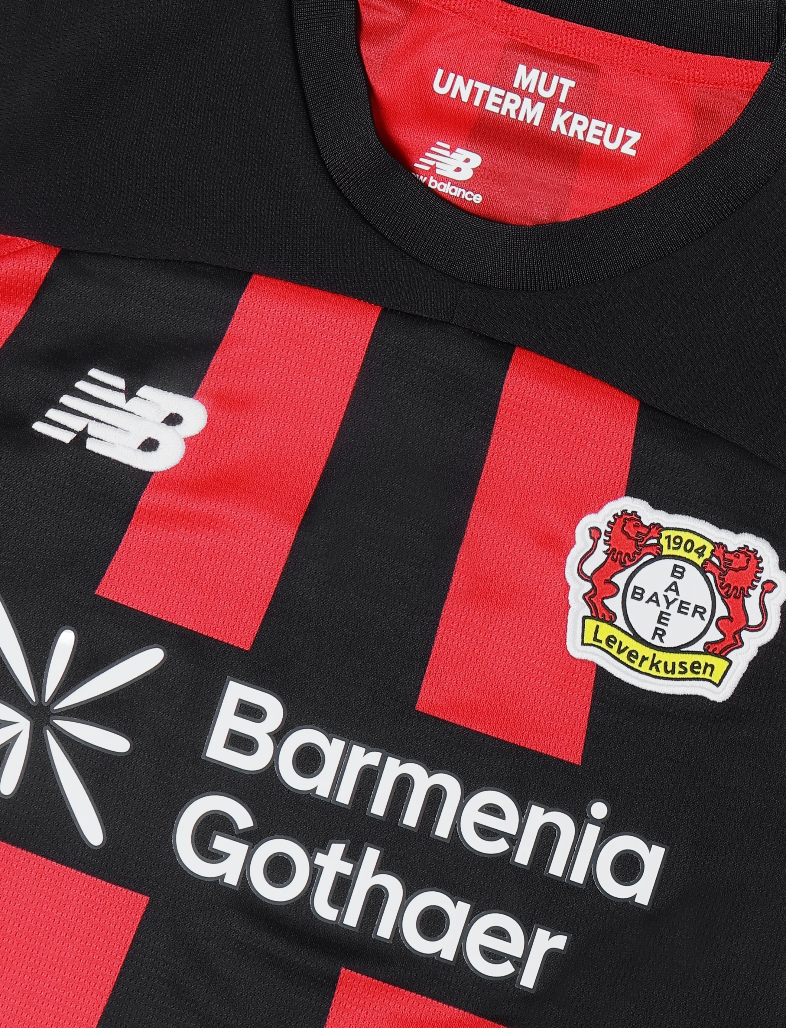 New Balance - Bayer 04 Leverkusen 26/27 Home Youth Short Sleeve Jersey - sporditopid - home - 2
