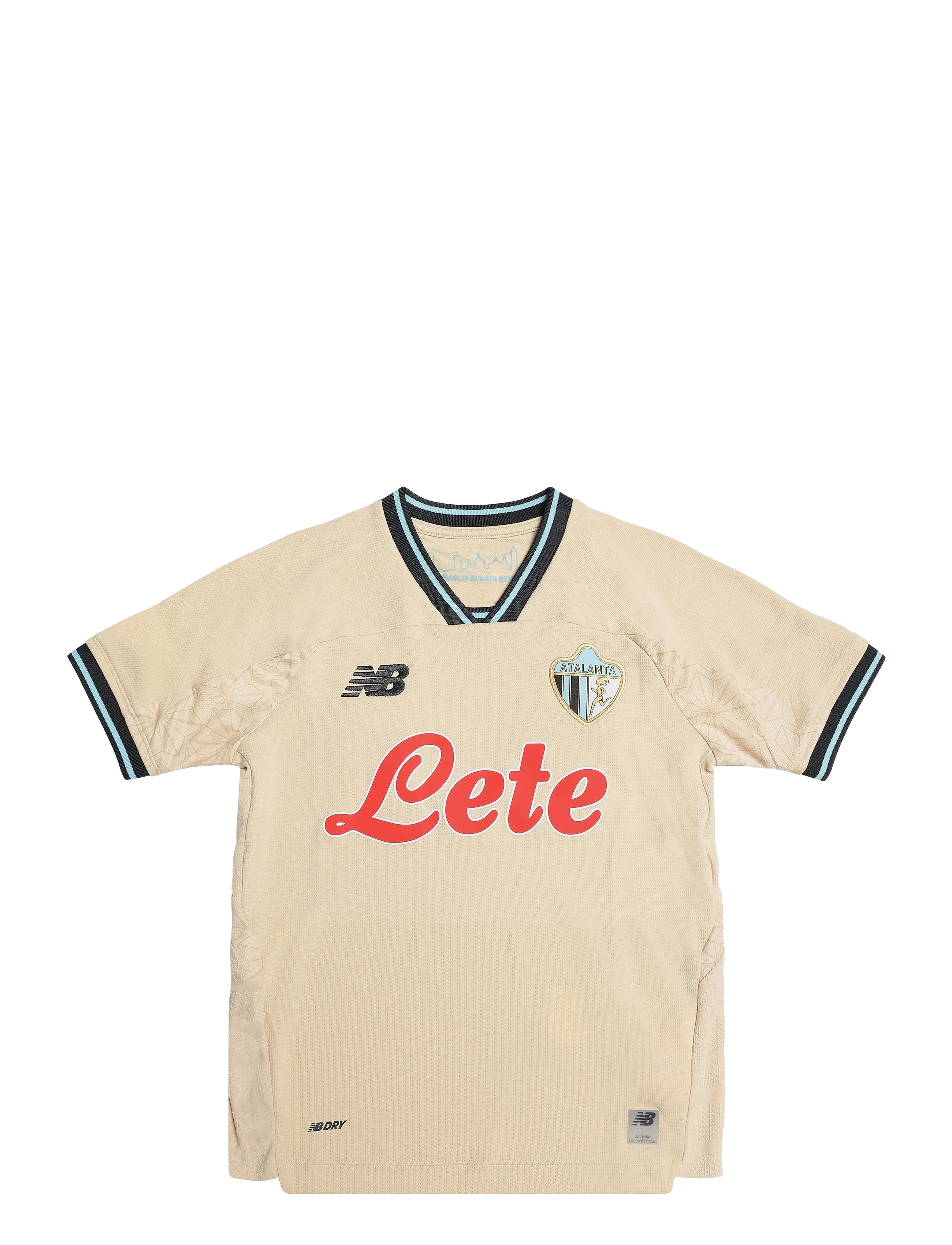 New Balance Atalanta BC 26/27 Third Youth Short Sleeve Jersey - Kleidung - THIRD / cream