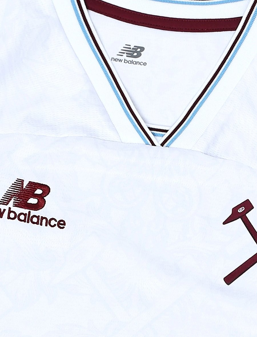 New Balance - West Ham United 26/27 Away Youth Short Sleeve Jersey - sportoberteile - away - 2