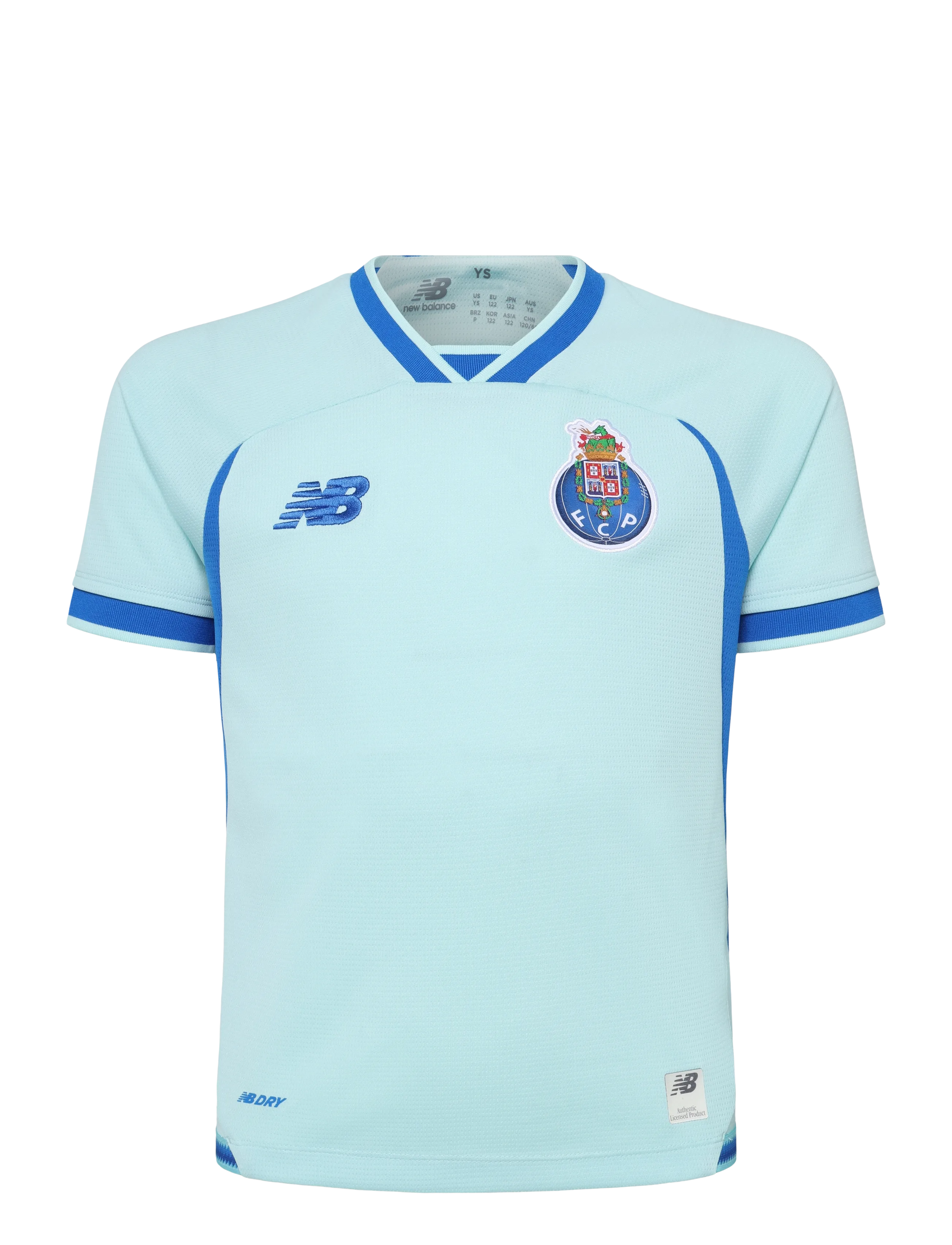 NEW BALANCE Fc Porto 26/27 Third Youth Kurz Sleeve Jersey Blau - YM - Kinder