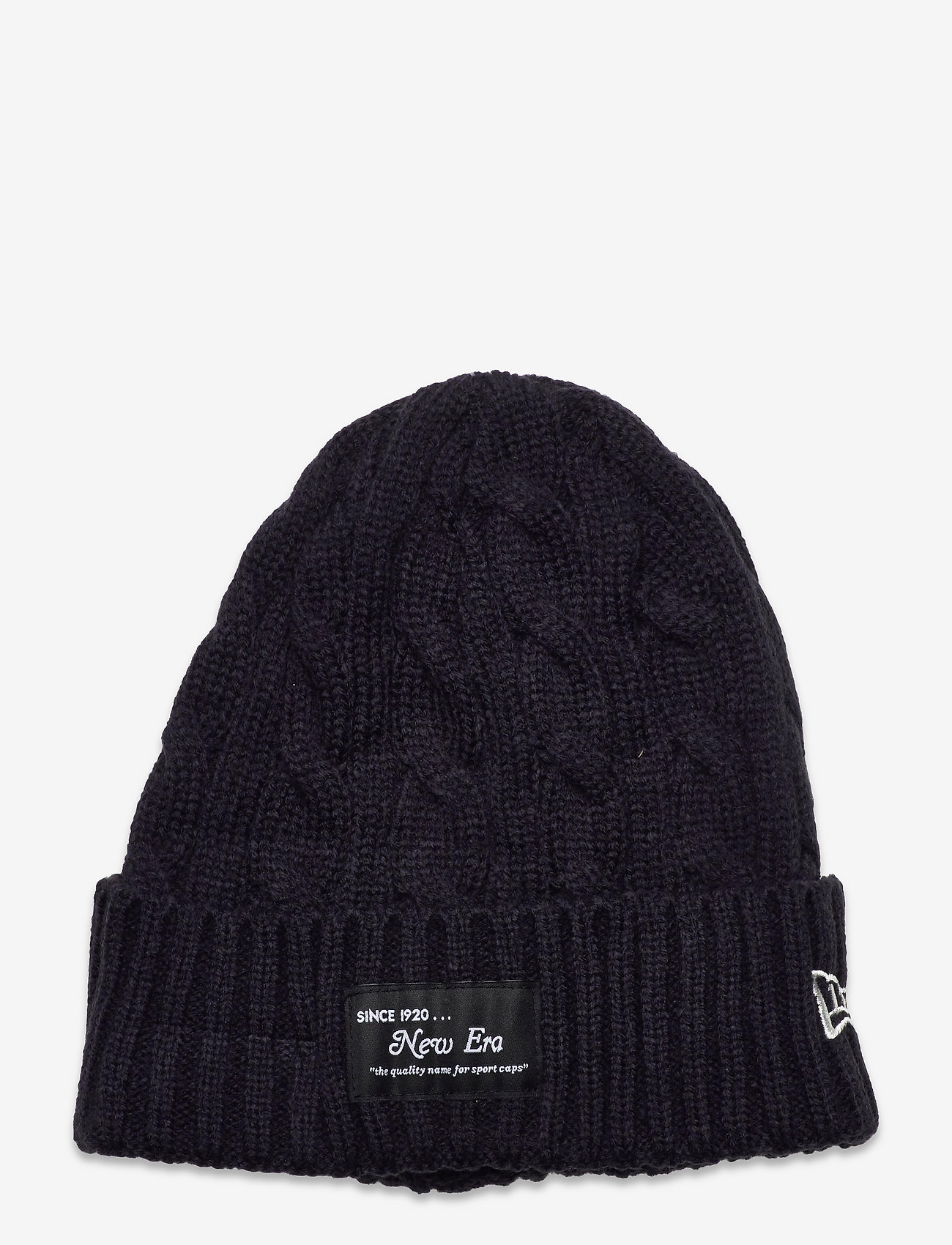 New Era - AUTHENTIC PATCH CABLE KNIT - nvy - 0