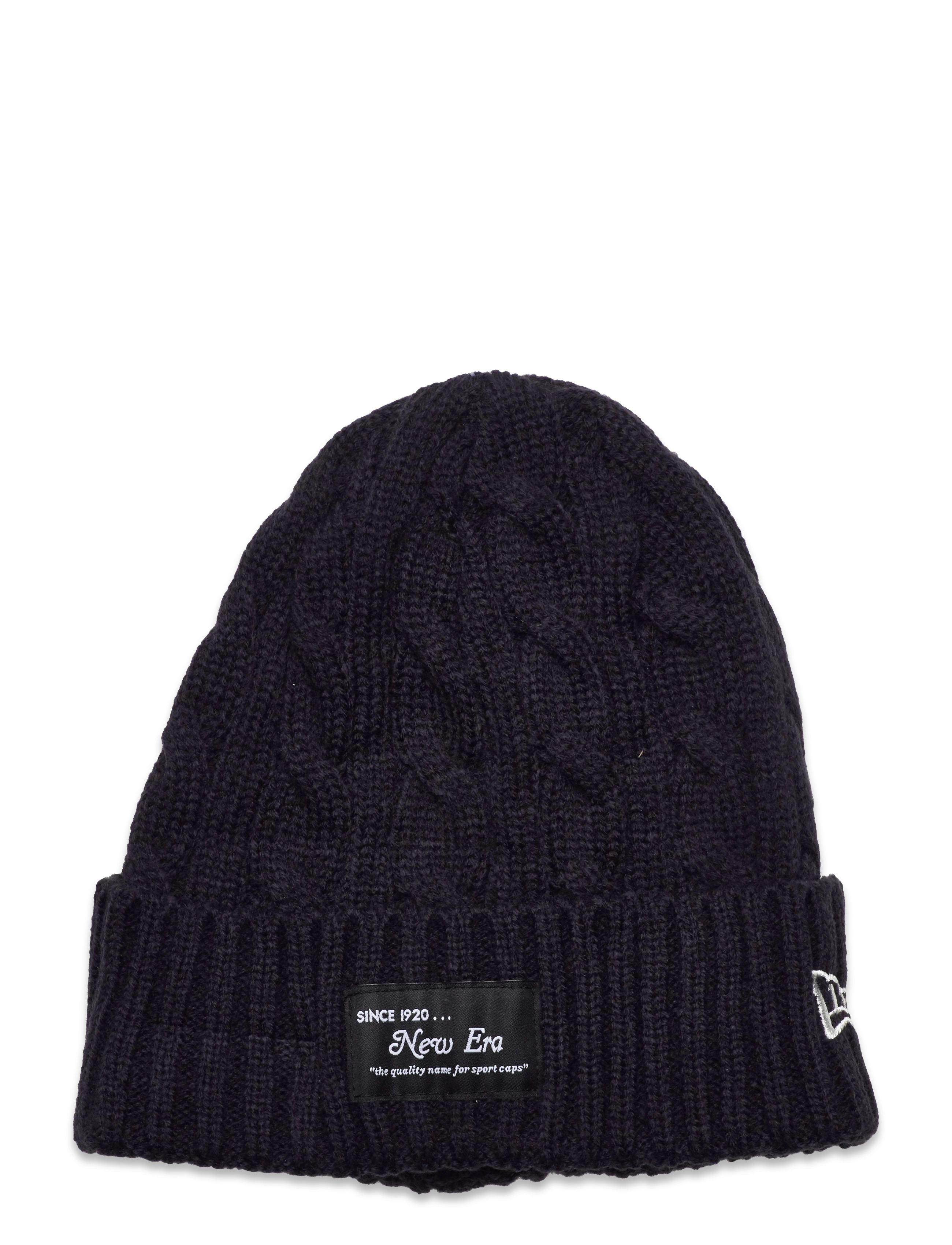 New Era - AUTHENTIC PATCH CABLE KNIT - nvy - 0
