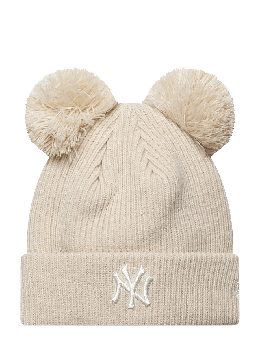 New Era - WMNS DOUBLE POM BEANIE NEYYAN - kootud mütsid - stn - 0