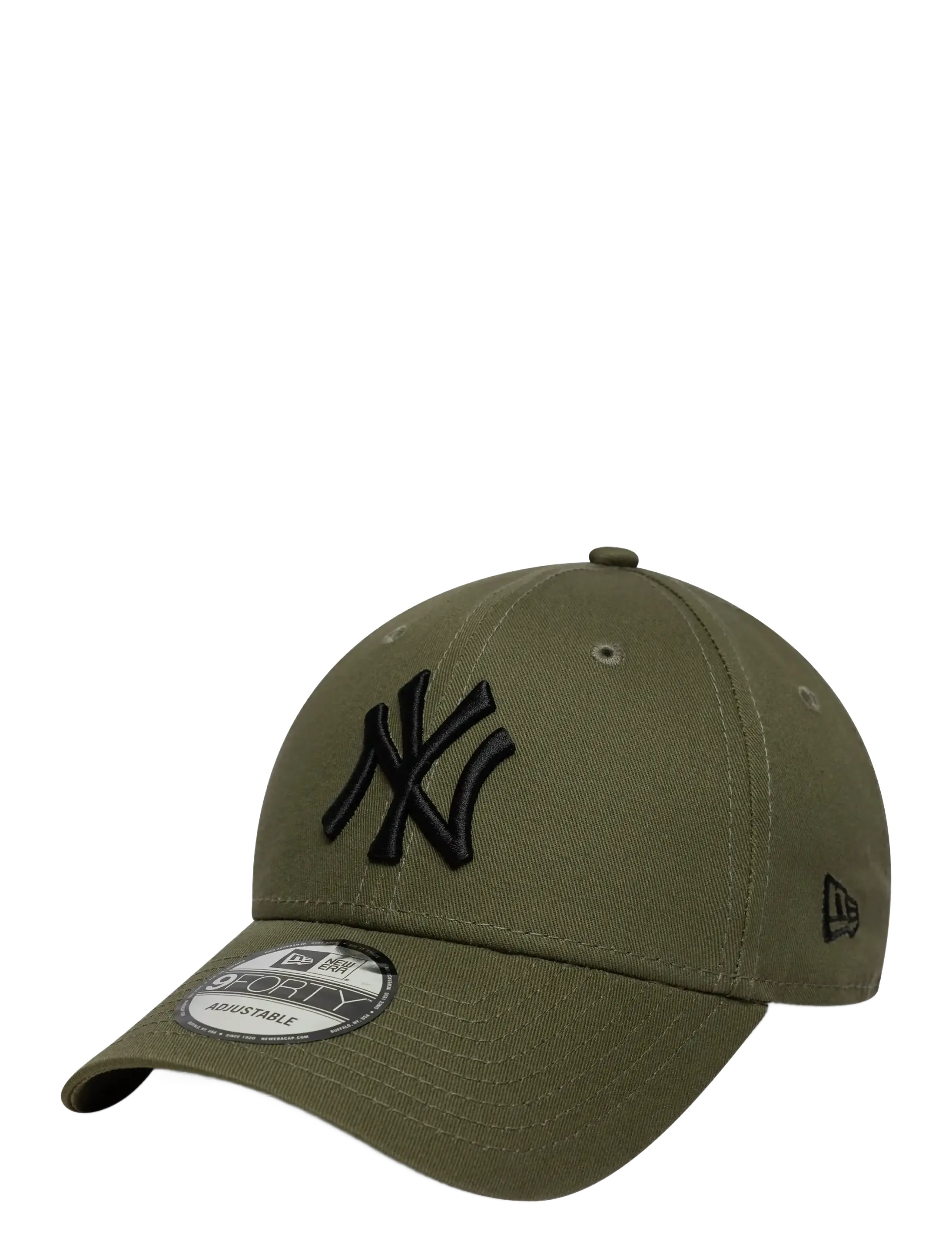 New Era LEAGUE ESSENTIAL 9FORTY NEYYA - Kappen - NOVBLK / khaki/green
