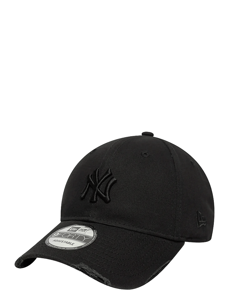 New Era - WASH DISTRESS 9FORTY NEYYAN - kappen - blk - 0