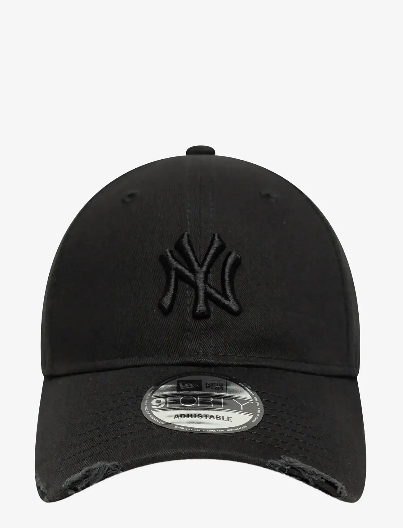 New Era - WASH DISTRESS 9FORTY NEYYAN - kappen - blk - 1