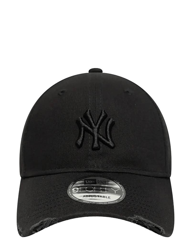 New Era - WASH DISTRESS 9FORTY NEYYAN - kappen - blk - 1