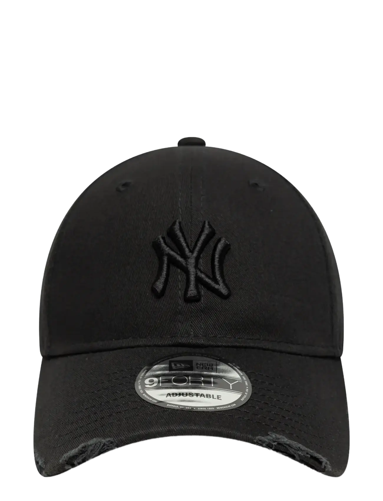 New Era - WASH DISTRESS 9FORTY NEYYAN - kappen - blk - 1