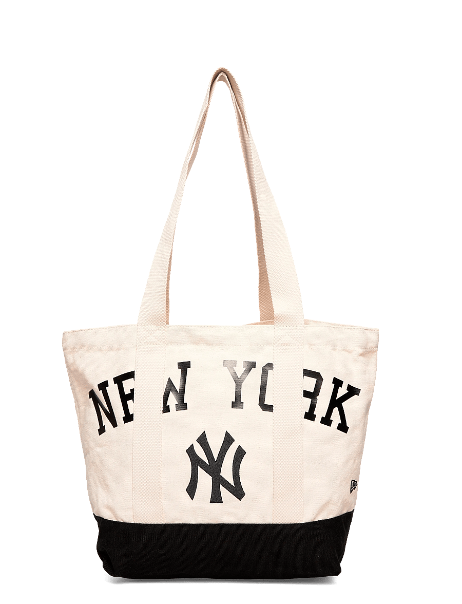 New Era - MLB TOTE BAG NEYYAN - tygpåsar & små väskor - ivoblk - 0