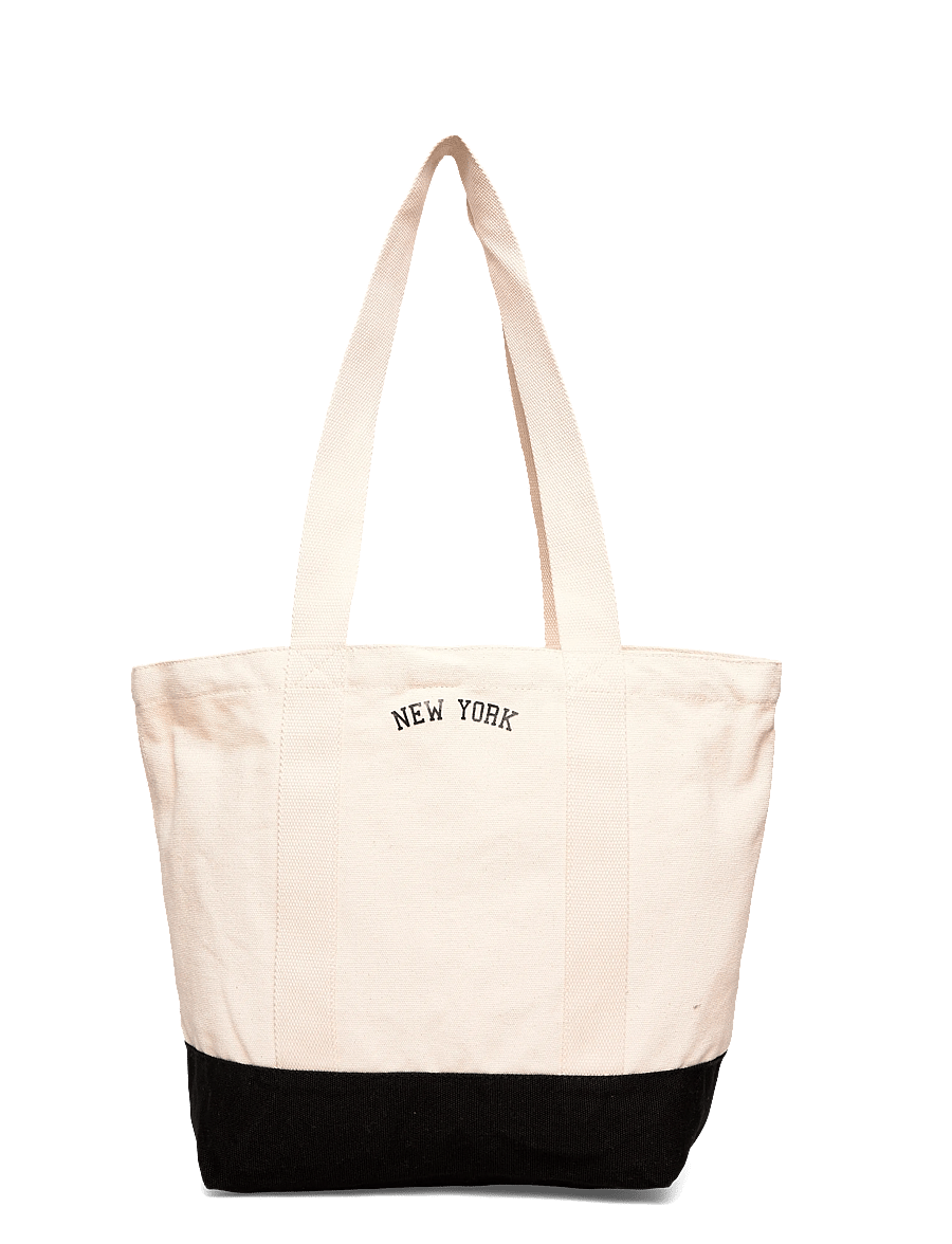 New Era - MLB TOTE BAG NEYYAN - tygpåsar & små väskor - ivoblk - 1