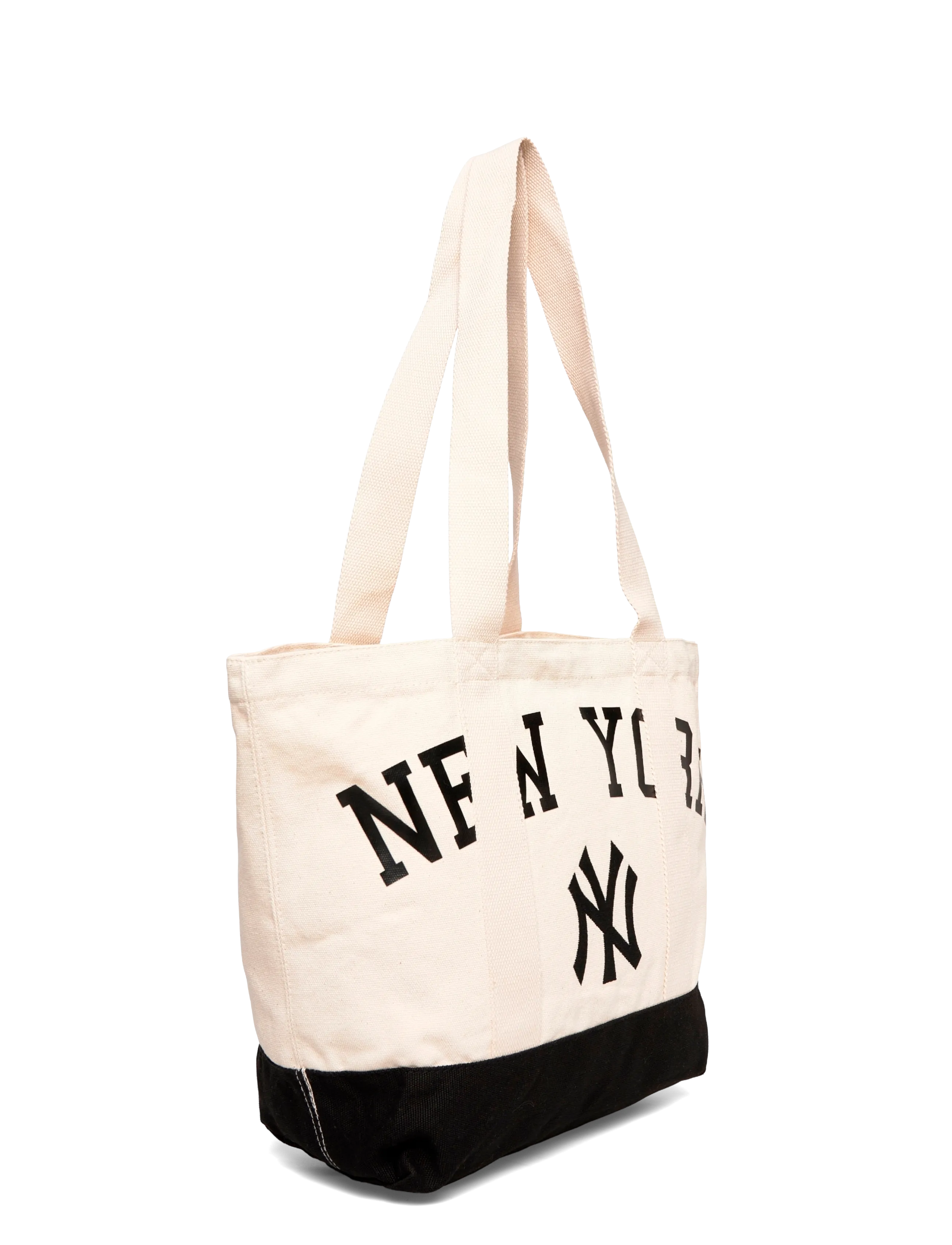 New Era - MLB TOTE BAG NEYYAN - tygpåsar & små väskor - ivoblk - 2