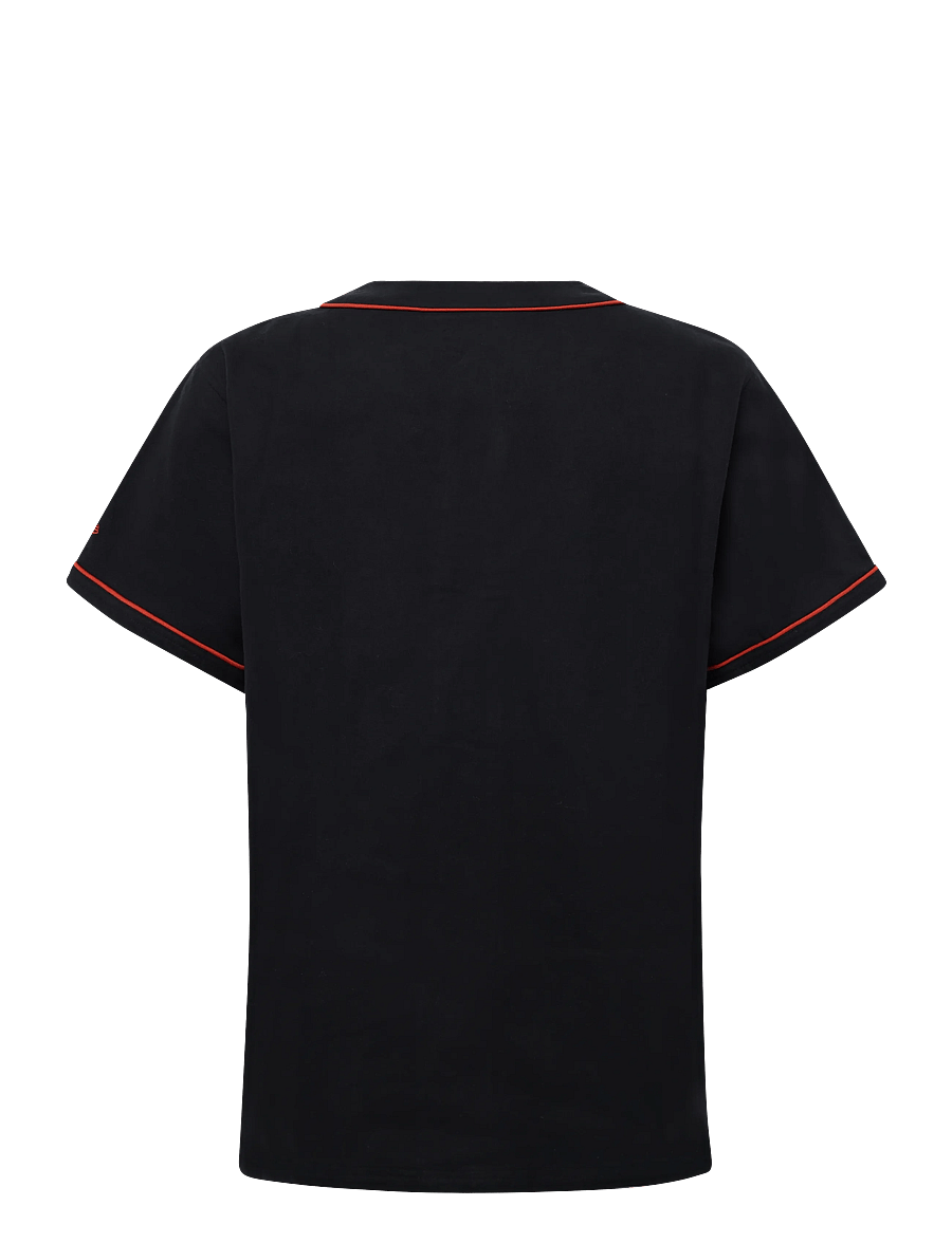 New Era - NE BASEBALL JERSEY NEWERA - short-sleeved shirts - nvy - 1