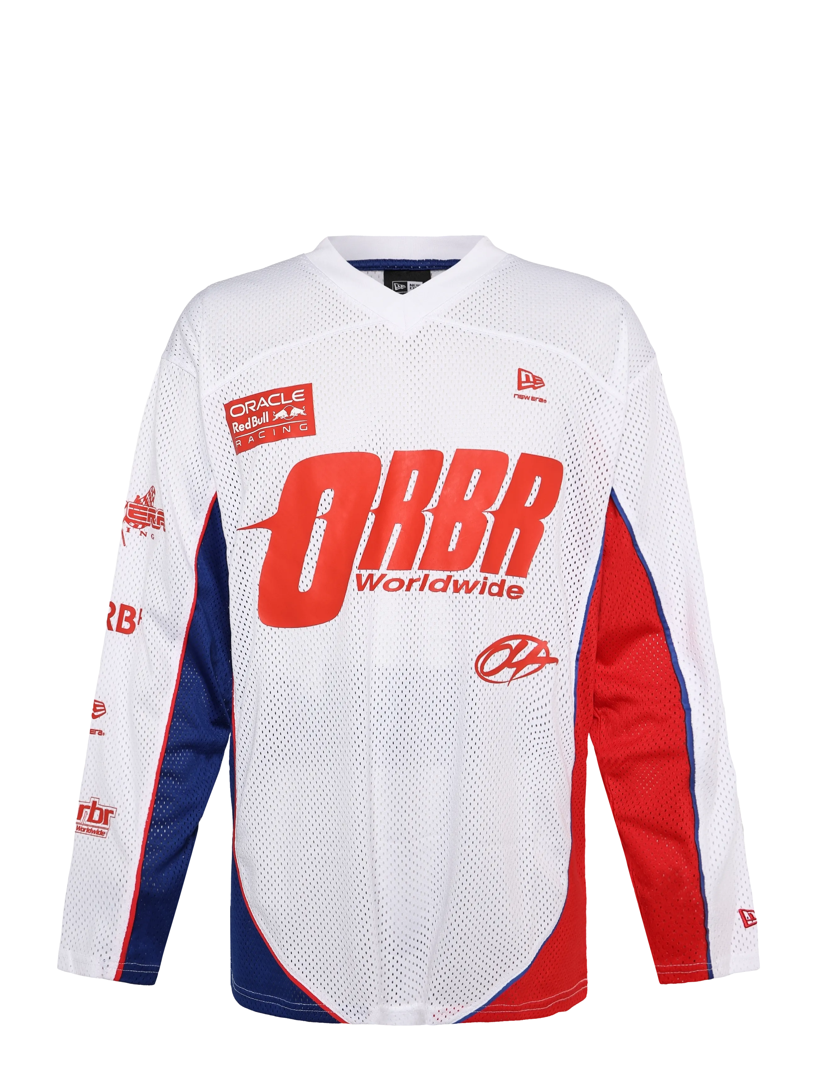 New Era RB LS HOCKEY TOP RBULLF1 - Toppe & T-shirts - WHI / white