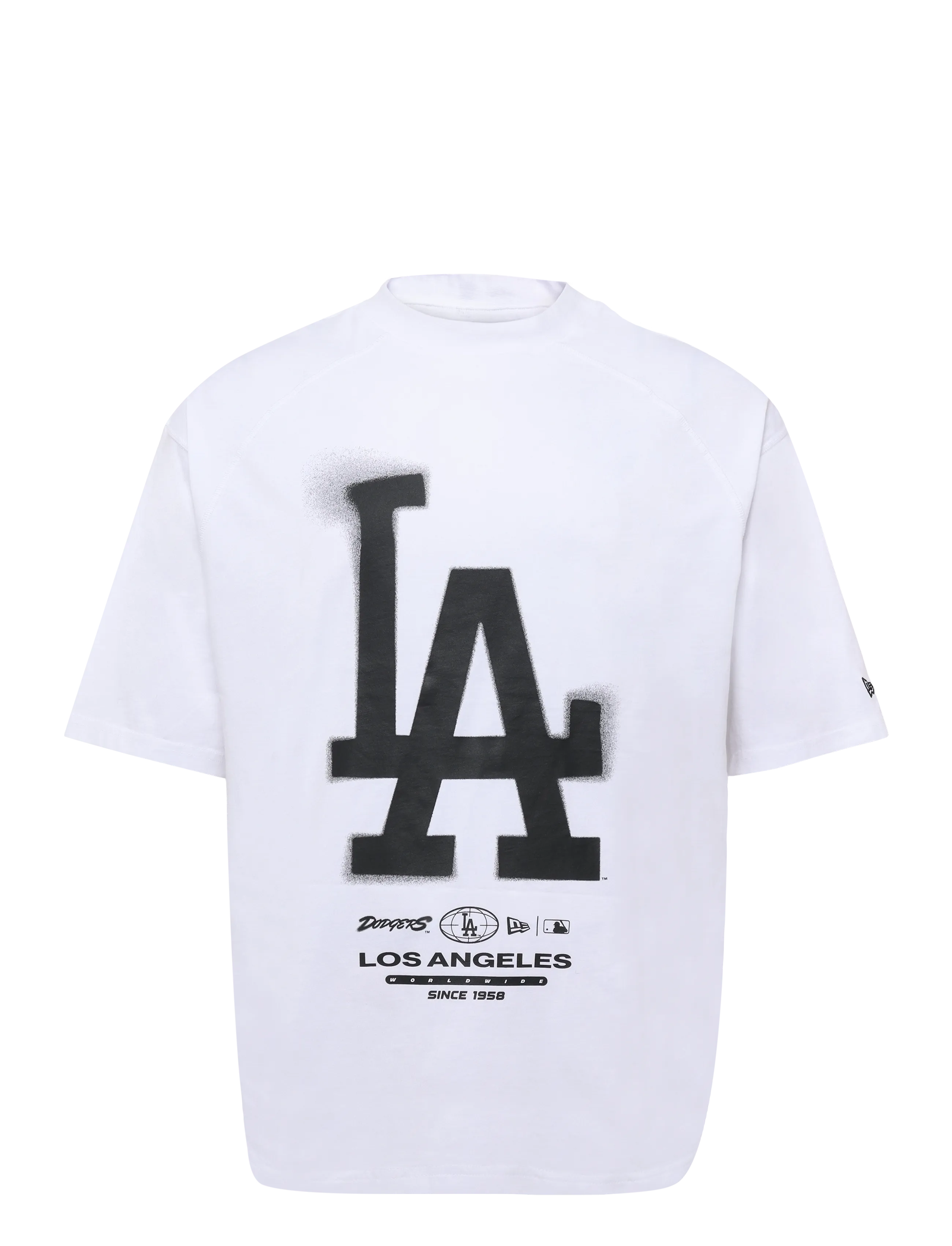 New Era MLB BOXY GRPHC TEE LOSDOD - T-shirts - WHI / white