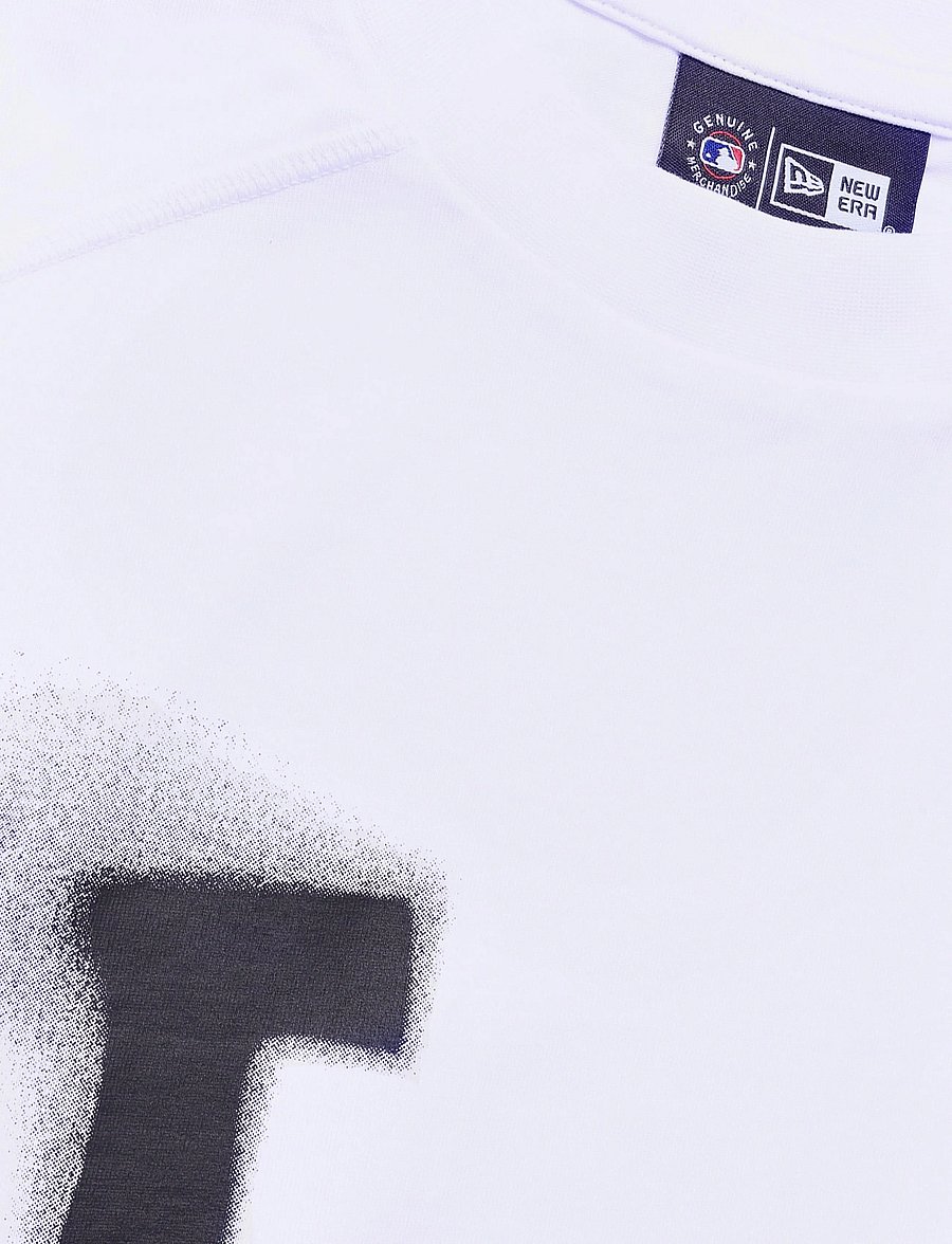 New Era - MLB BOXY GRPHC TEE LOSDOD - kortærmede t-shirts - whi - 2