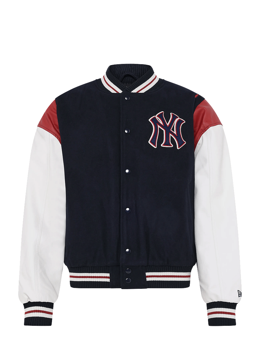 New Era - MLB VARSITY JCKT NEYYAN - varsity jackets - nvy - 0