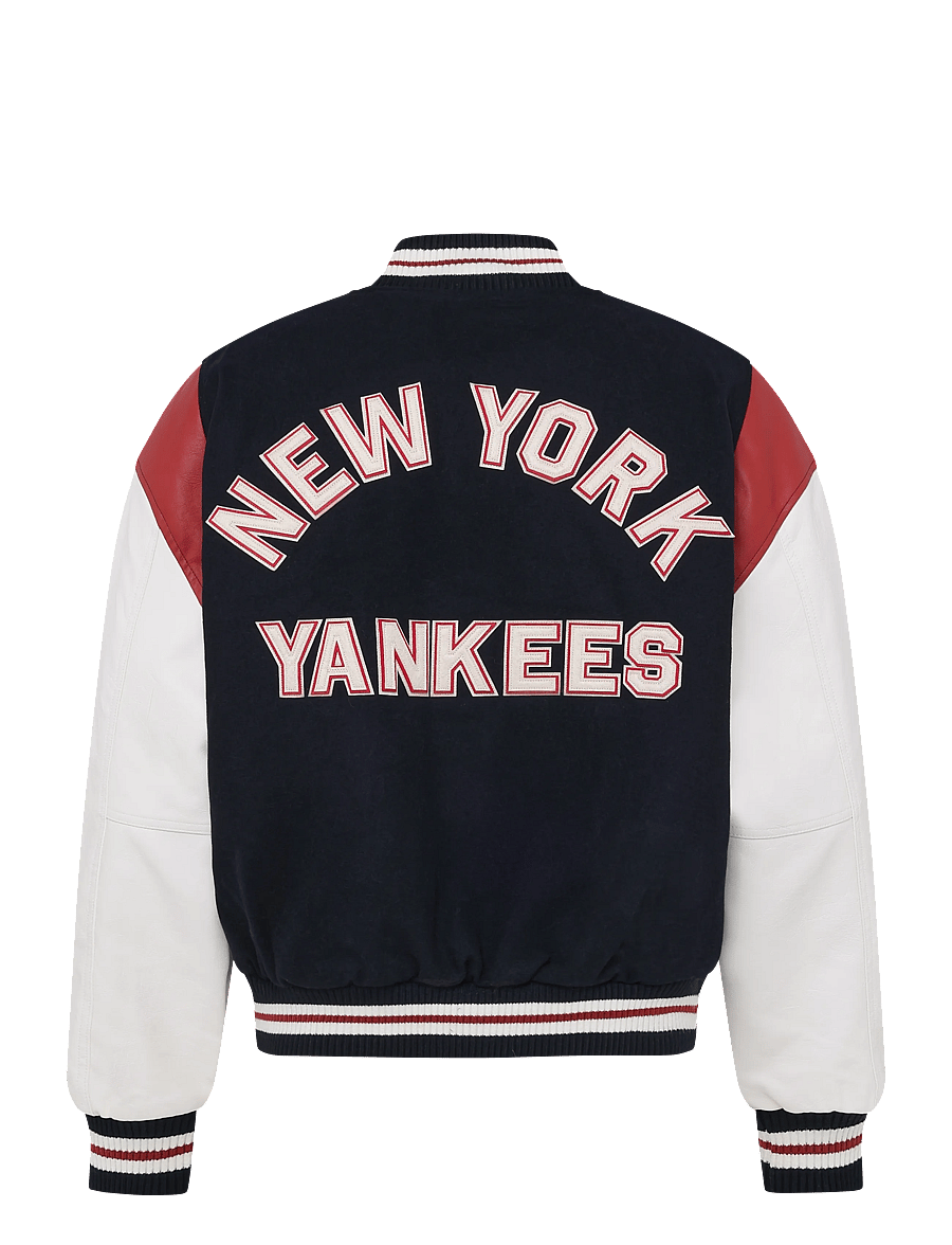 New Era - MLB VARSITY JCKT NEYYAN - varsity jackets - nvy - 1