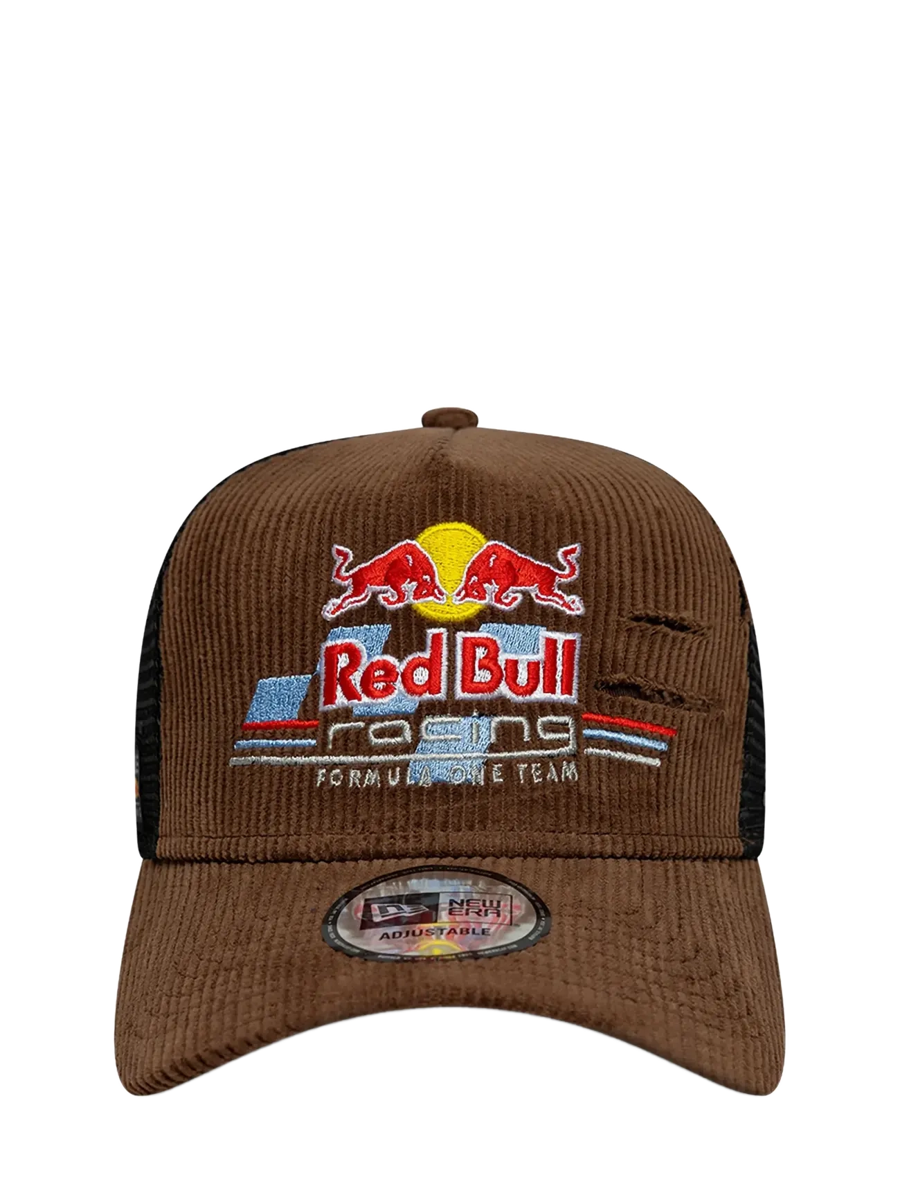 NEW ERA Motor Brun trucker Keps Red Bull F1 26 Distressed Cord Brown/Black A-Frame Trucker dam – bild 10