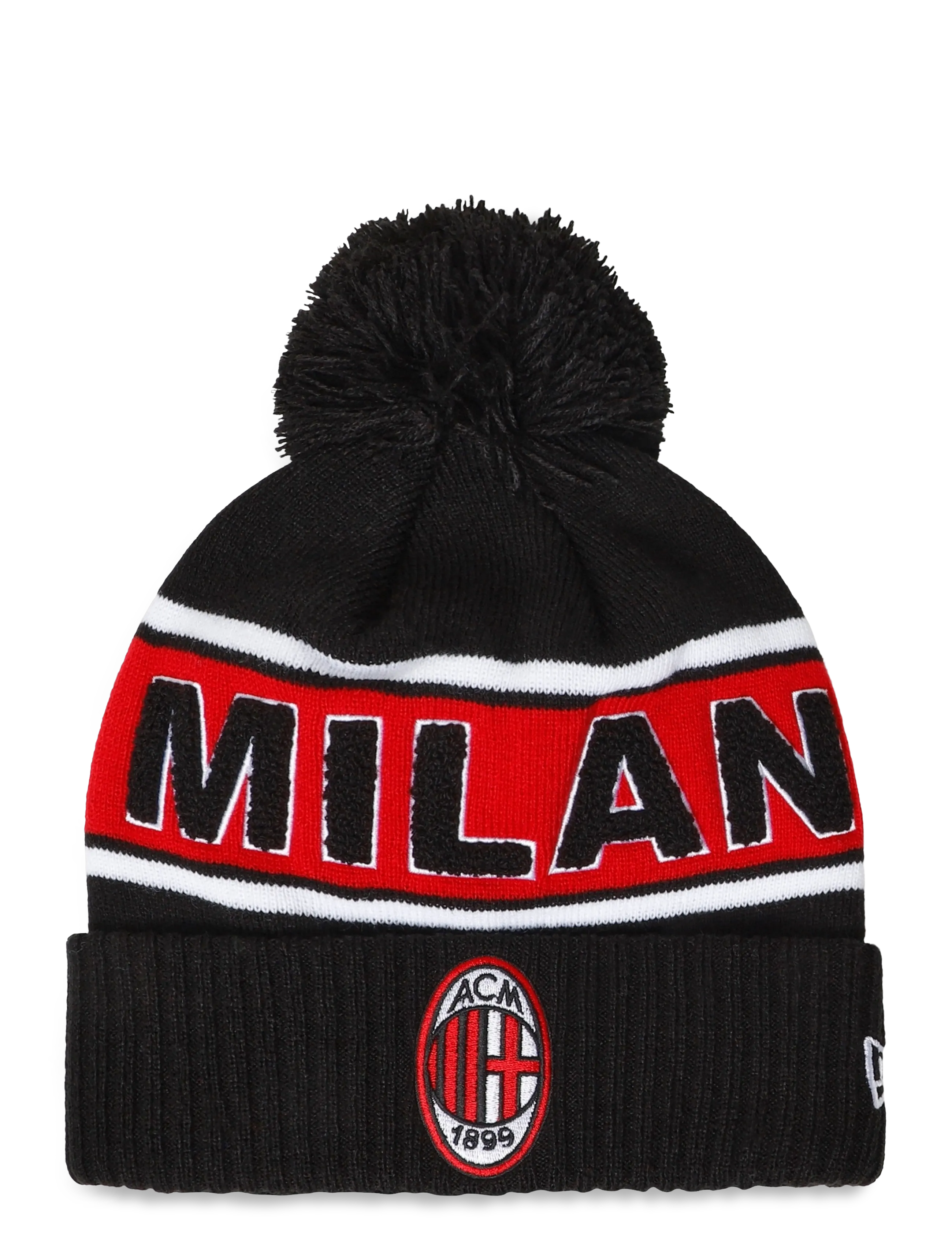 New Era SPORT CUFF BEANIE ACMILAN - Fännipood - BLK / black