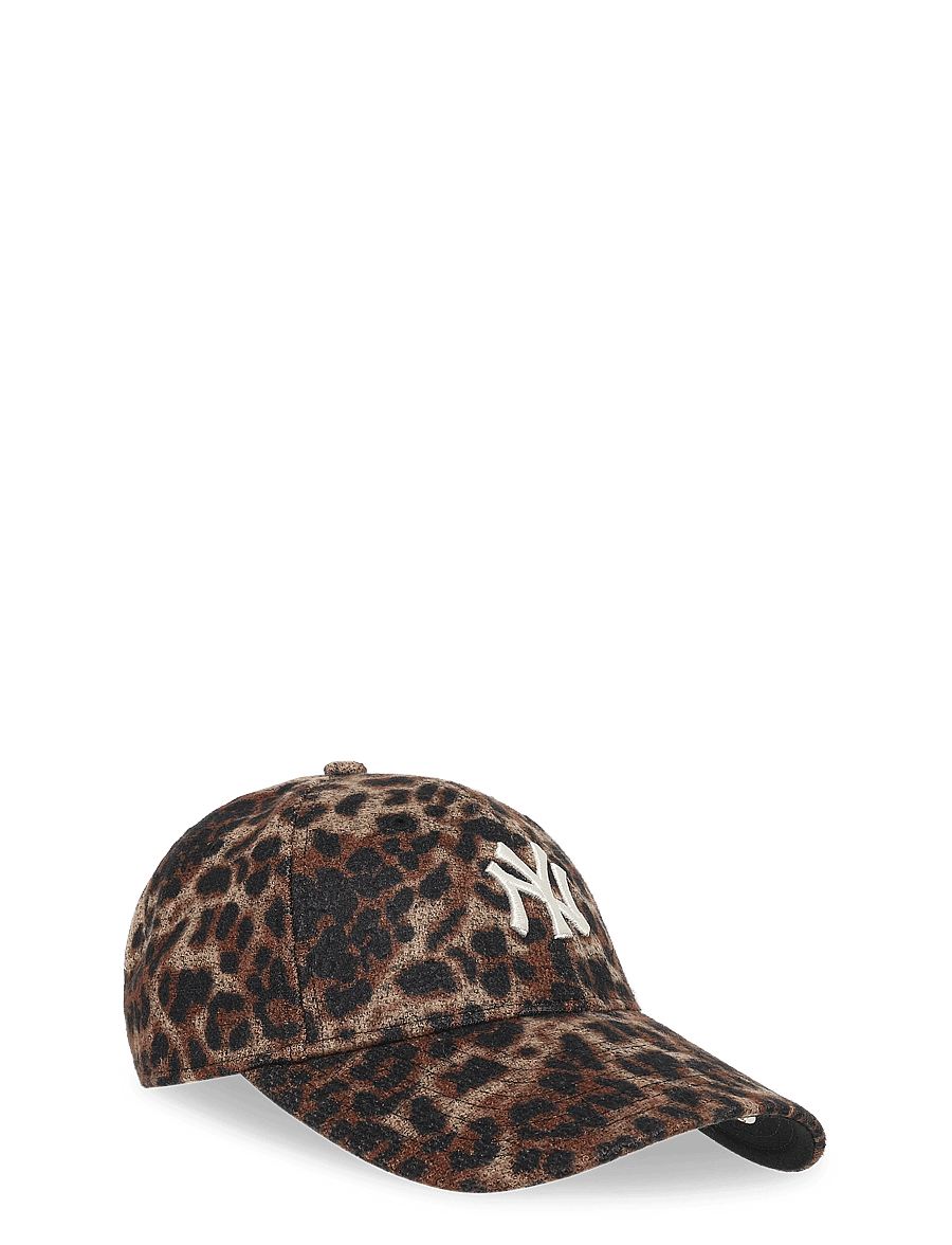 New Era - WMNS COSY LEOPARD 9FORTY NEYY - kasketter & caps - daublk - 0