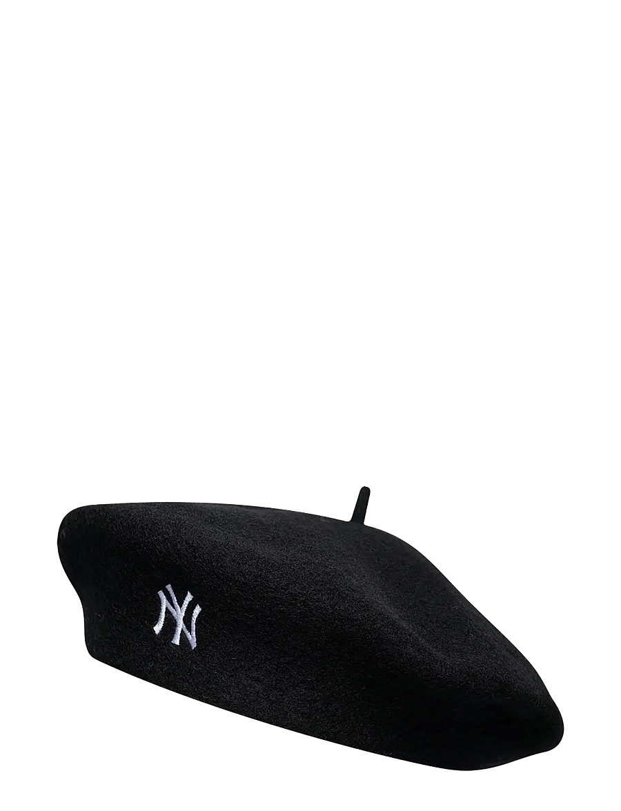 New Era - WOOL SCRIPT BERET NEYYAN - hattar - blk - 0