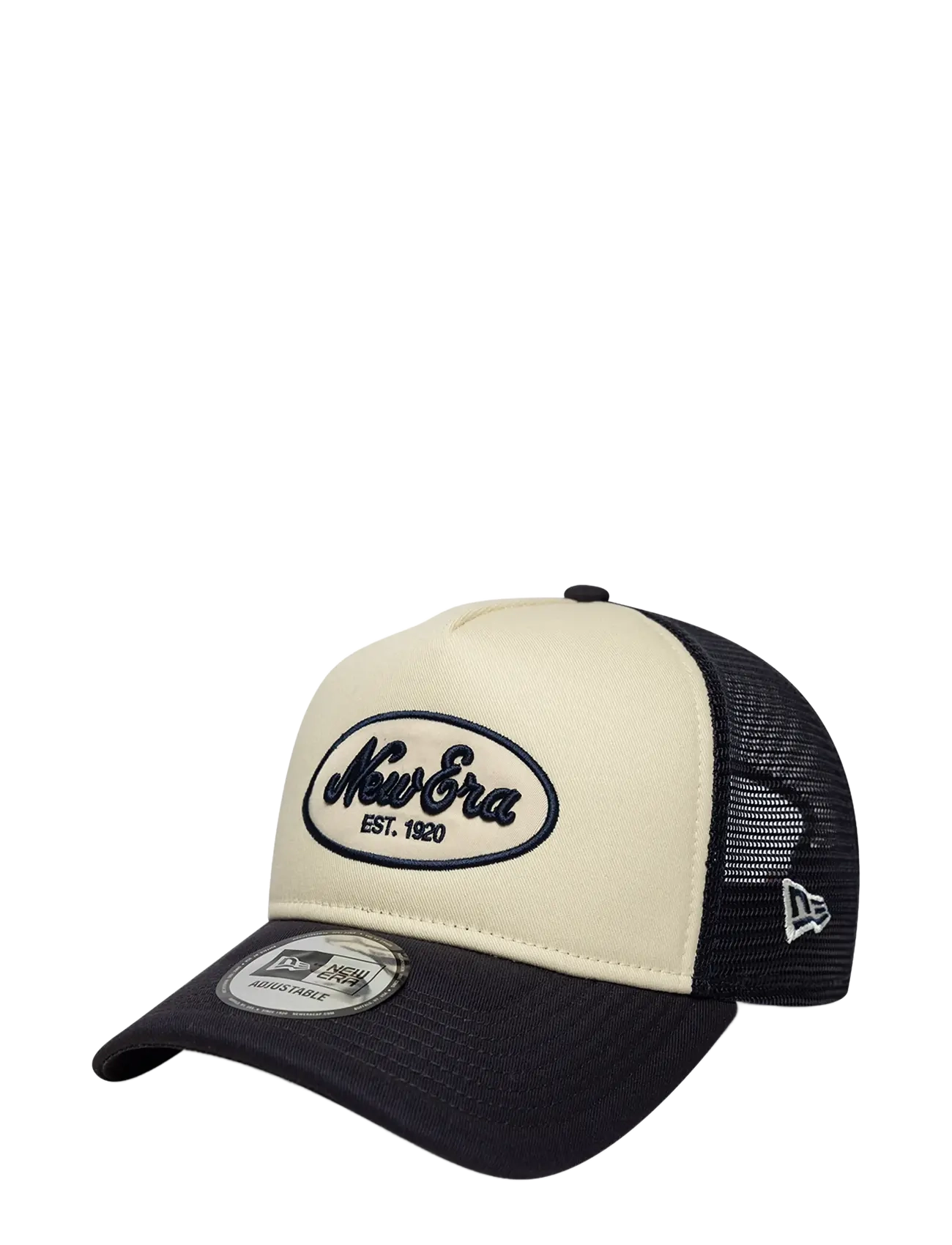 New Era OVAL FOAM PATCH TRUCKER NEWER - Vis alt - LTCNVY / cream