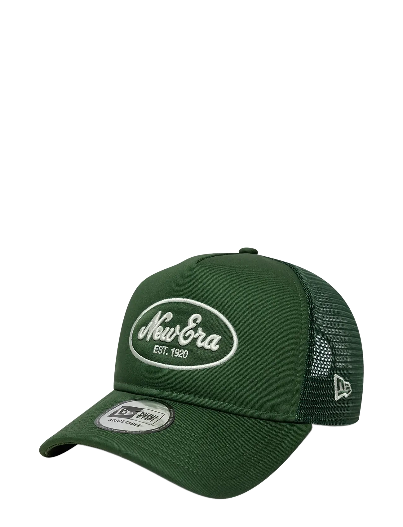 New Era OVAL FOAM PATCH TRUCKER NEWER - Vis alt - CIG / green