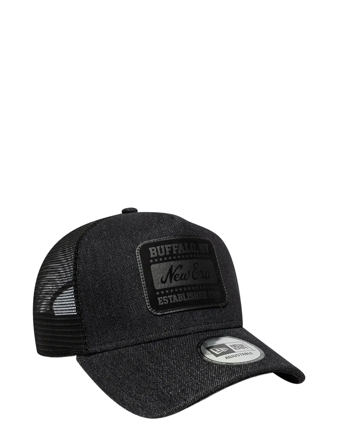 New Era - NE PATCH DENIM TRUCKER NEWERA - nokamütsid - blk - 2