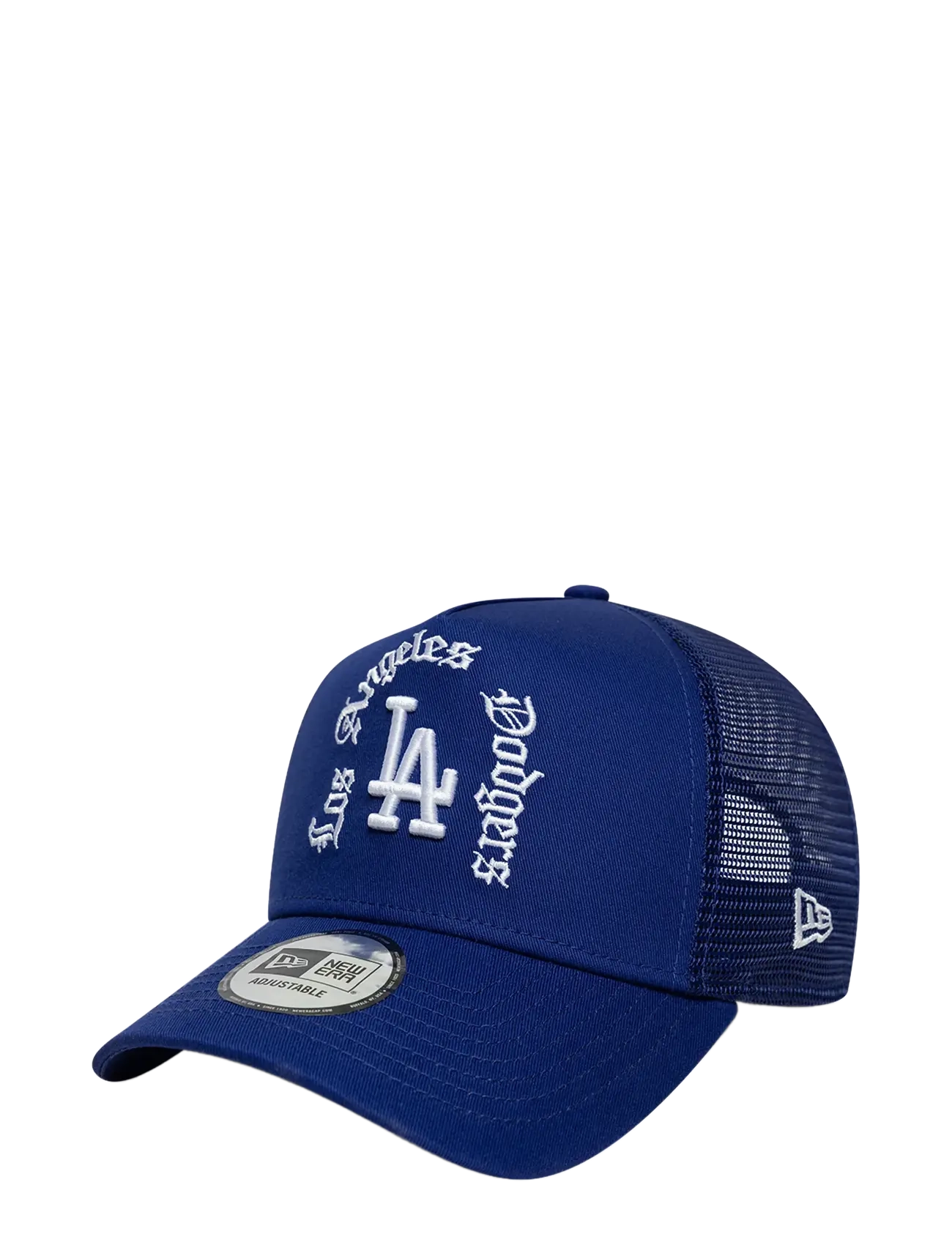 New Era WORDMARK TRUCKER LOSDOD - Vis alt - DRY / blue