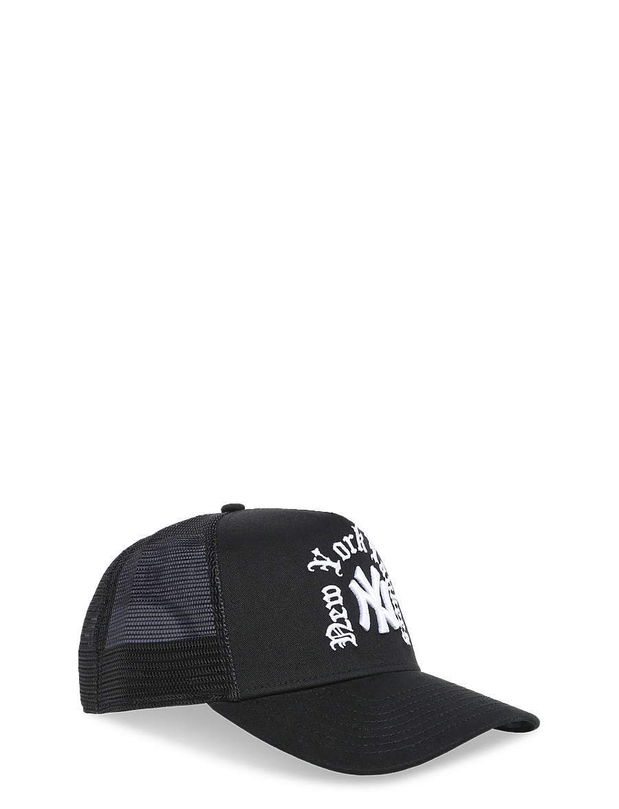 New Era - WORDMARK TRUCKER NEYYAN - kepsar - blk - 0