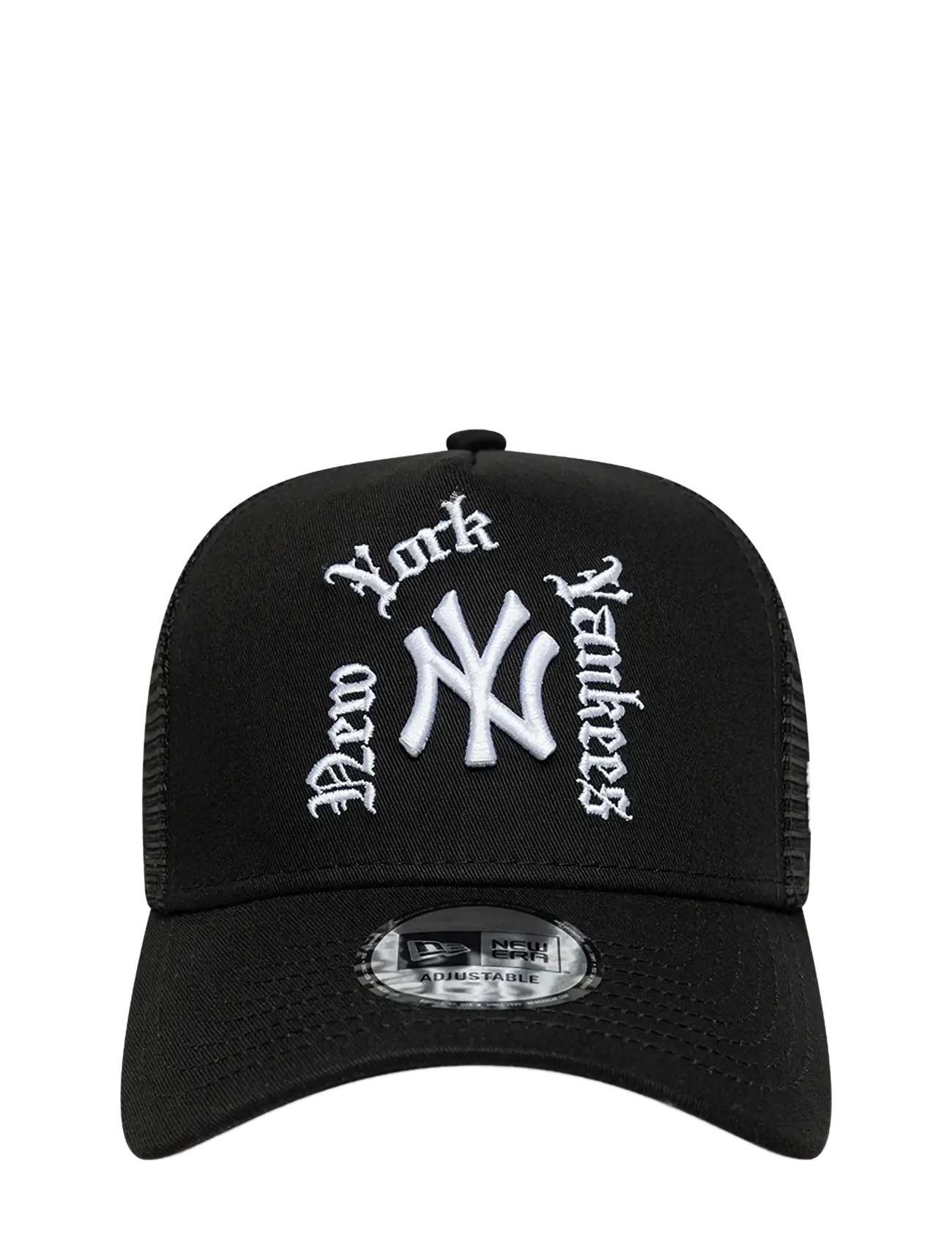 New Era - WORDMARK TRUCKER NEYYAN - nokamütsid - blk - 1